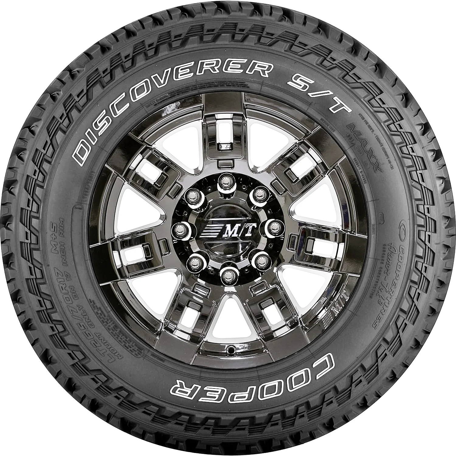 Set of 4 (FOUR) Cooper Discoverer S/T Maxx LT 265/70R17 121/118Q E 10 Ply MT M/T Mud Tires Fits: 2017 Chevrolet Silverado 1500 WT, 2014-15 Chevrolet Silverado 1500 WT