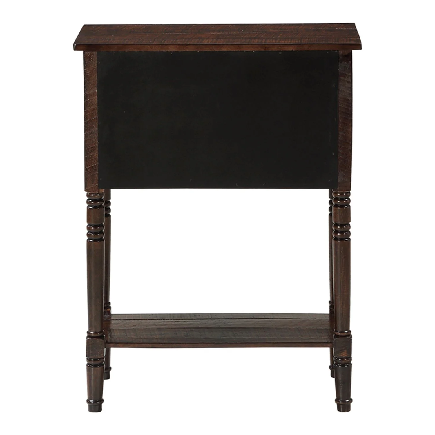 HomeStock Suburban Sophistication 3 Drawer Hall Table With Shelf