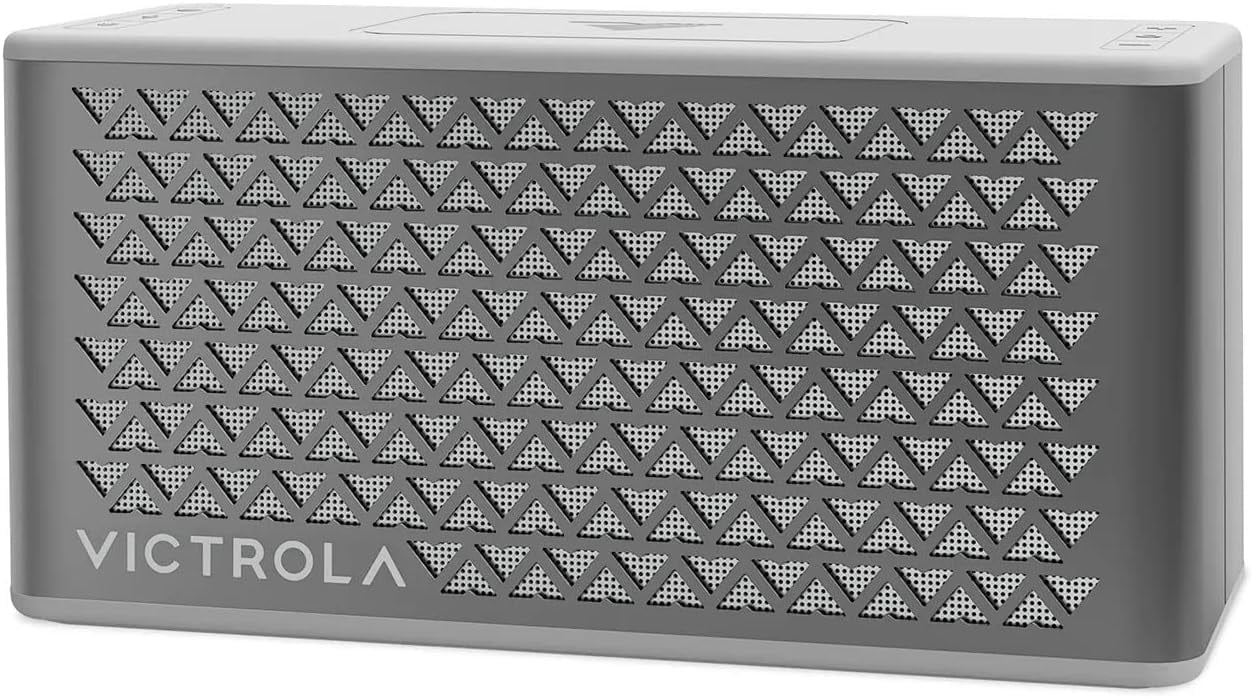 Open Box Victrola Music Edition 2 Tabletop Bluetooth Speaker VPB-400-SLV Silver