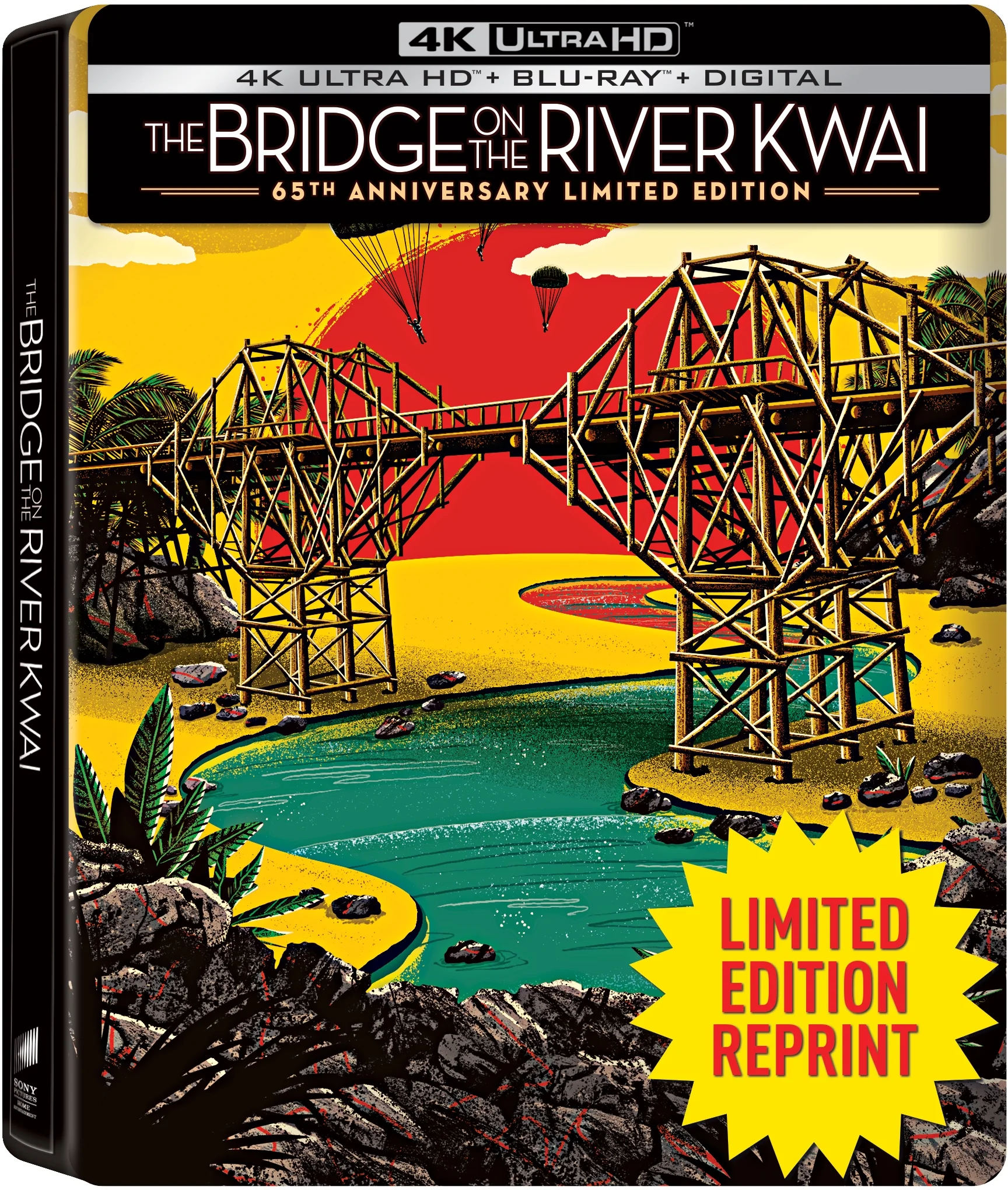 The Bridge on the River Kwai (65th Anniversary Limited Edition) (4K Ultra HD + Blu-ray + Digital Copy) (Steelbook), Sony Pictures, Drama