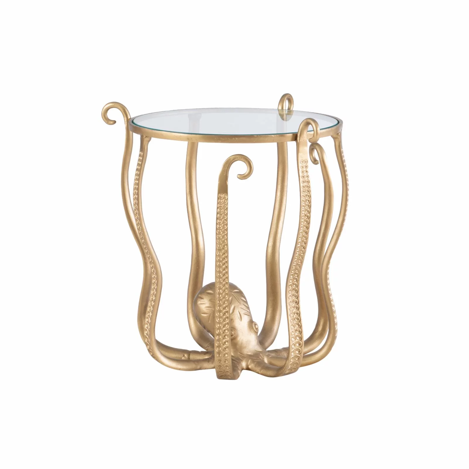 Powell Octiana Side Table - Gold Octopus Legs