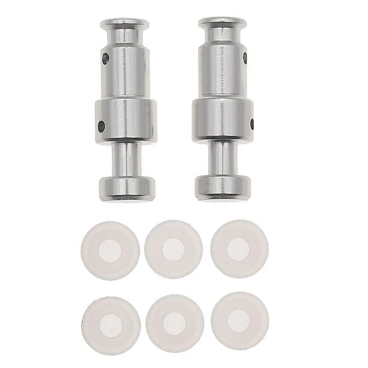 YeekTok 1/2Packs Float Valve Seal for Instant Pot Replacement Parts with 6 Sealer Gasket Silver