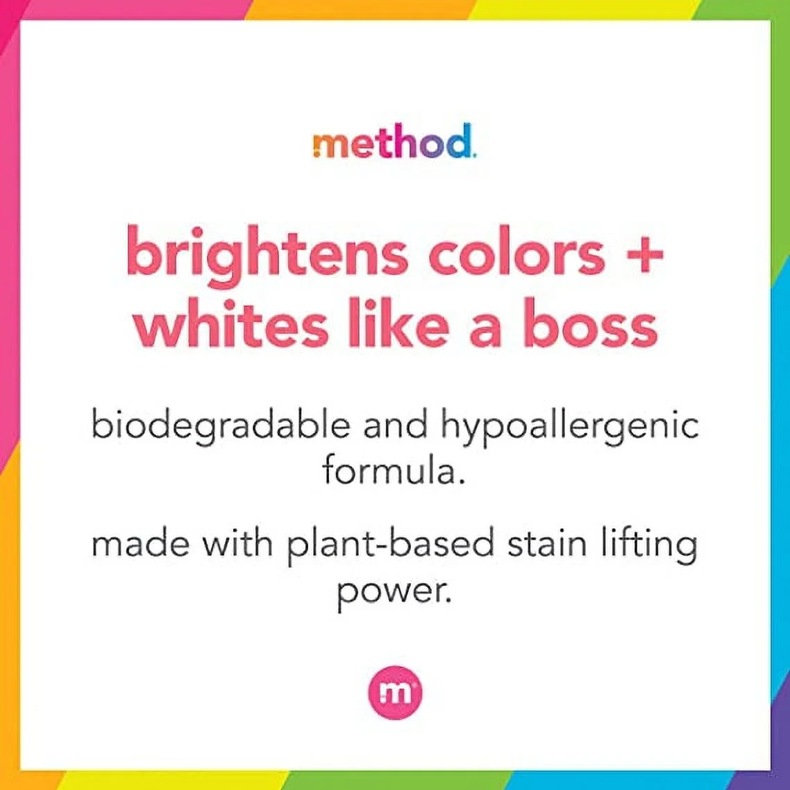 Method Liquid Laundry Detergent; Beach Sage Scent, Plant-Based Stain Remover; ; 66 Loads per 53.5 oz Bottle; (Pack of 1)