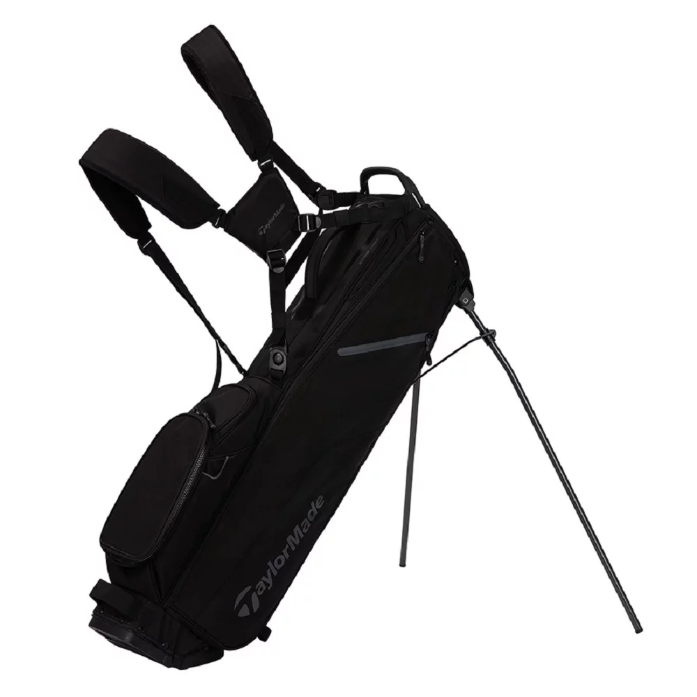 TaylorMade Flextech Lite Stand Golf Bag - Black - New 2023