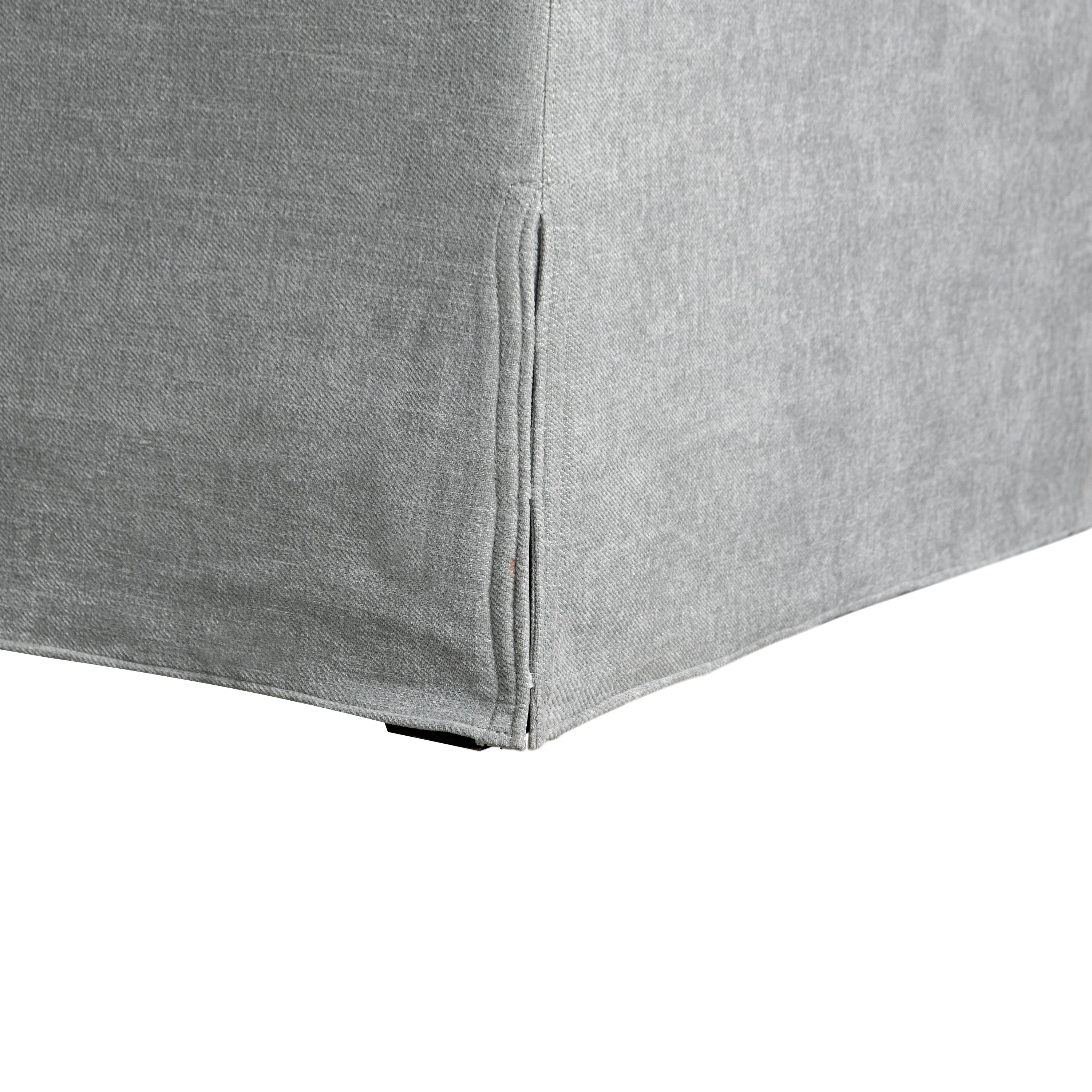 Serta Myers Modern Convertible Sofa, Light Gray Fabric