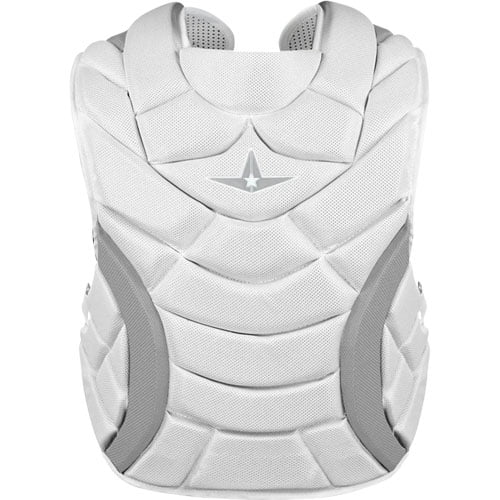 All Star Adult Heiress Fastpitch Softball Catchers Set (Small) White