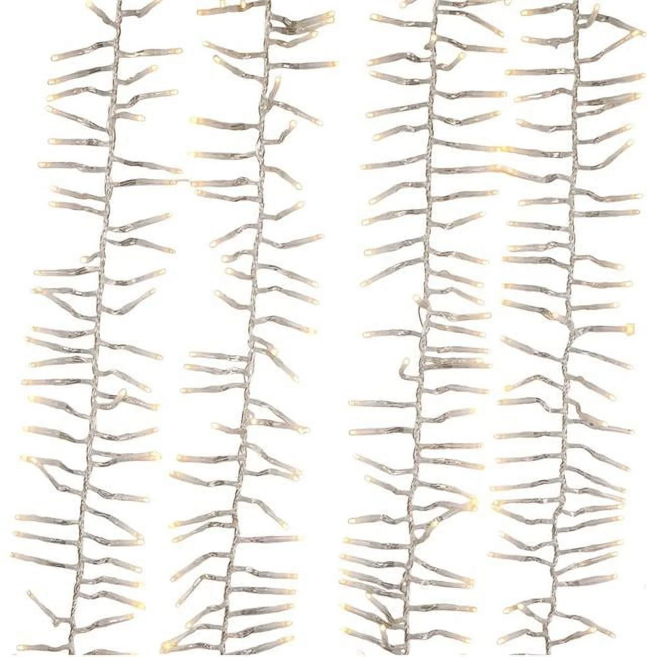 15.7 ft. 480-Light Warm White LED Connectable Cluster Garland