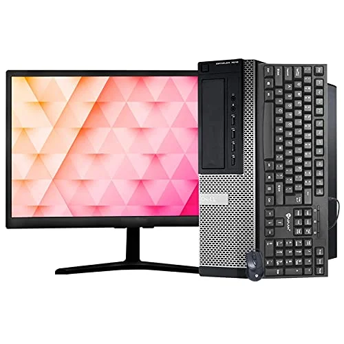 Desktop Computer Package Compatible with Dell Optiplex 7010 Intel Quad Core i5 3.20GHz, 8GB DDR3 RAM, 256GB SSD, 20 Inch LCD Monitor(HDMI), Keyboard, Mouse, WiFi, Windows 10 Professional (Used)