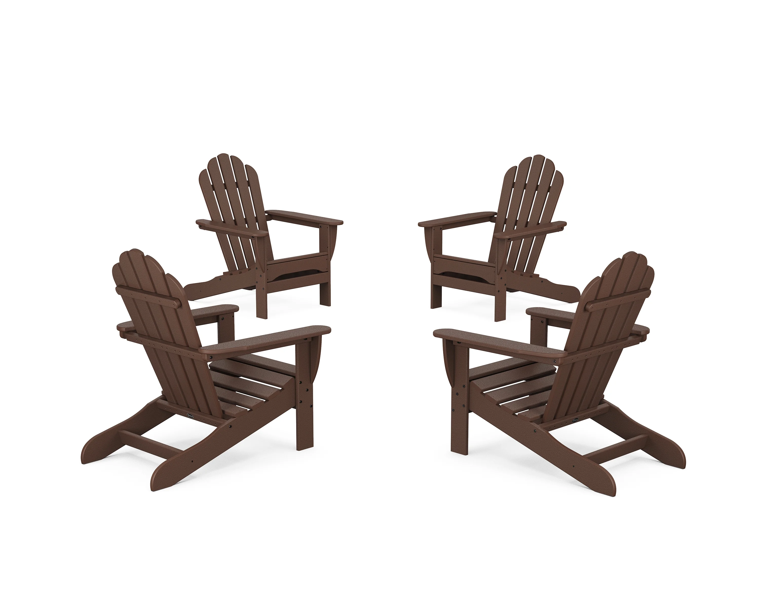 Trex® Outdoor Furniture™ 4-Piece Monterey Bay Adirondack Chair Conversation Set in Vintage Lantern