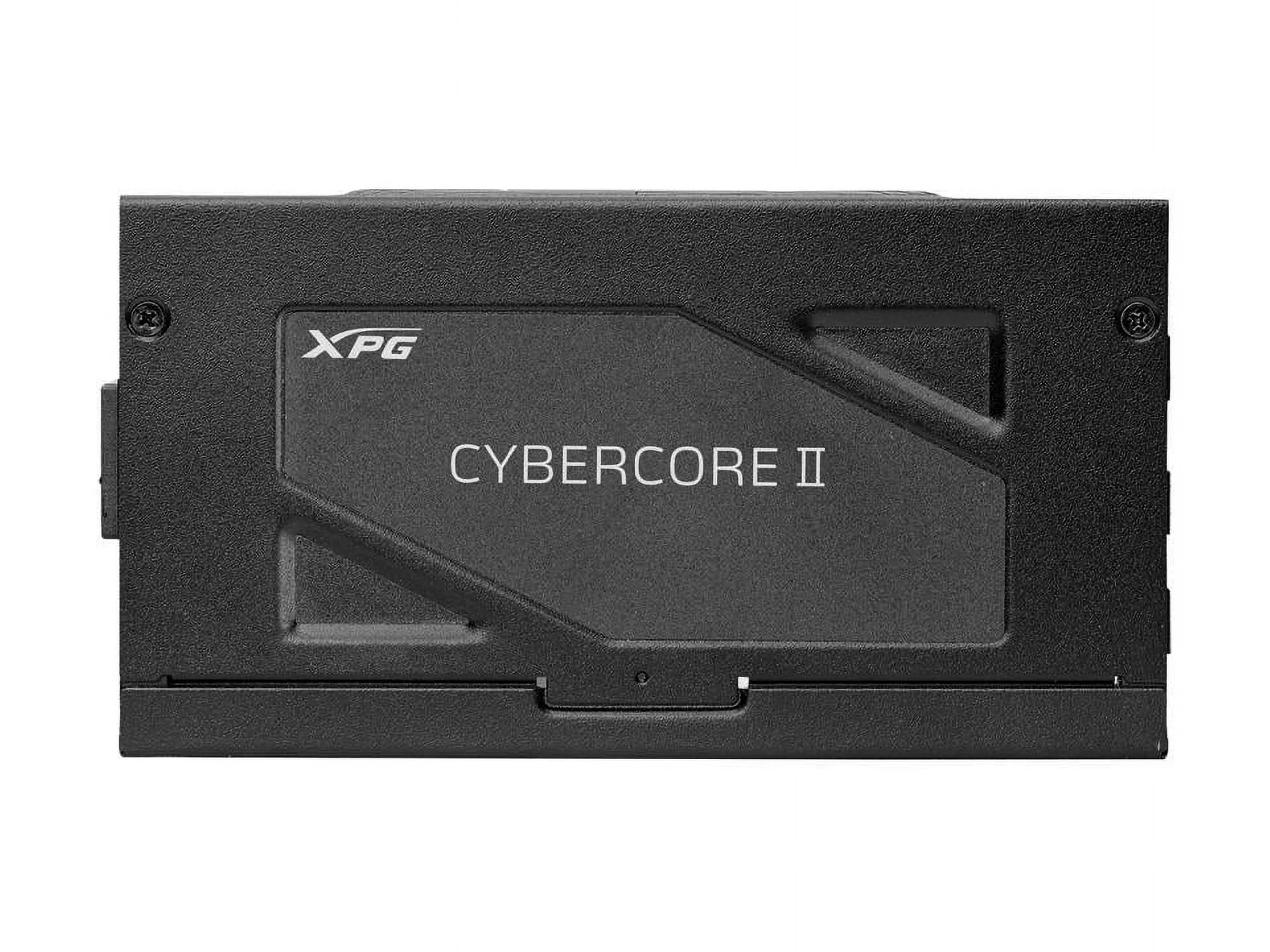 XPG Cybercore II 1000W PCIE 5 & ATX 3.0 Power Supply - Full Modular - 80 Plus and Cybernetics Platinum Certified - 100% Japanese 105°C Capacitors -(CYBERCOREII1000P-BKCUS)