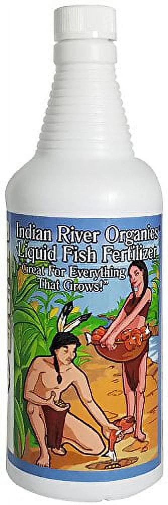 Indian River Organics OMRI Listed Organic, Hydrolyzed Liquid Fish Fertilizer, 1 Quart / 36 ounces net wt.