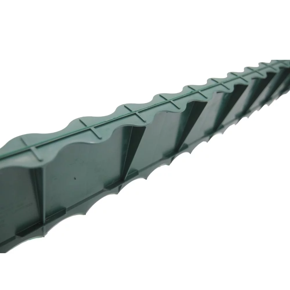 Master Mark Premier 4 ft. Poundable Landscape Edging, No Dig Garden Border Landscaping , Decorative Scalloped Design 4 ft Long (Green) Plastic 97301-1