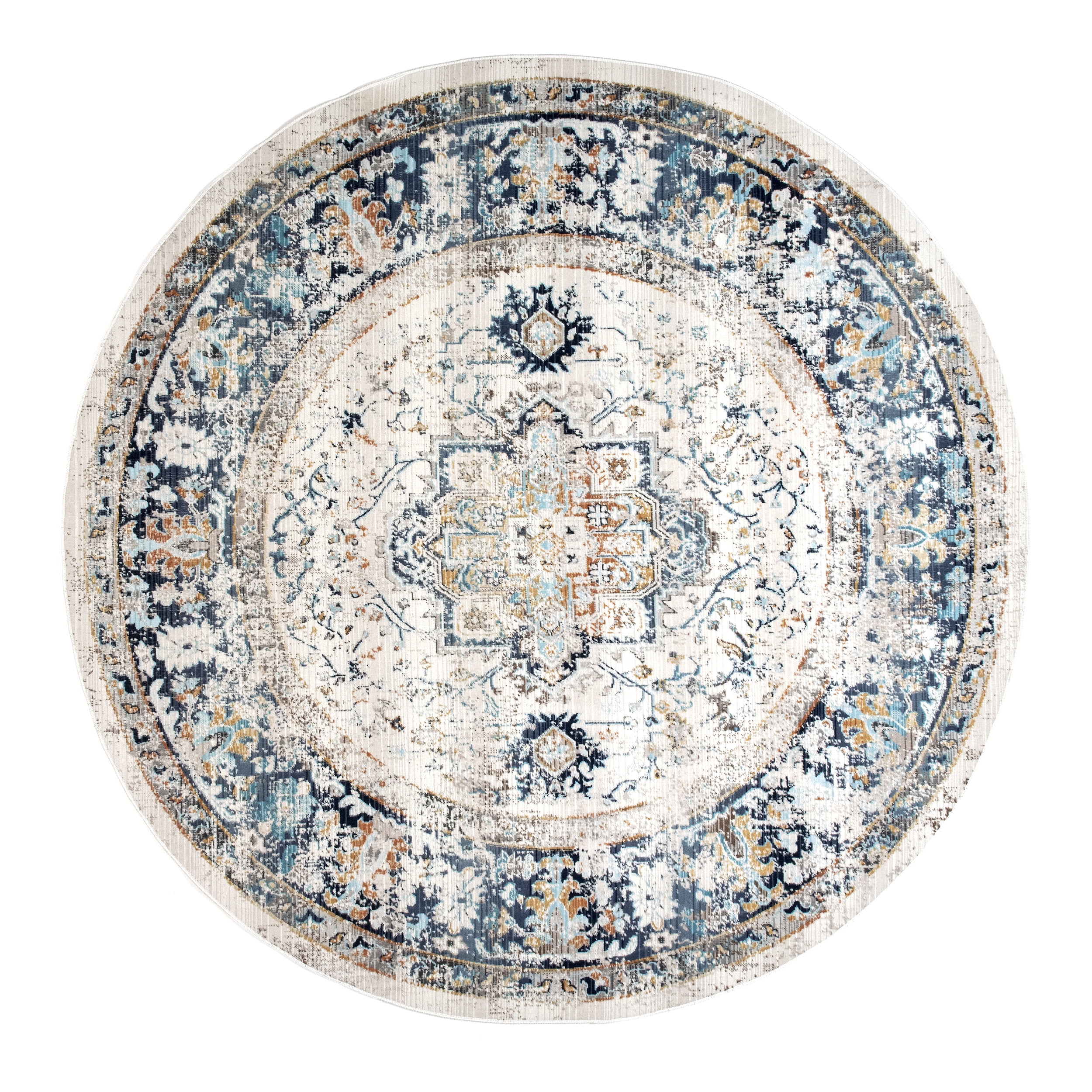 nuLOOM Ainsley Distressed Medallion Area Rug