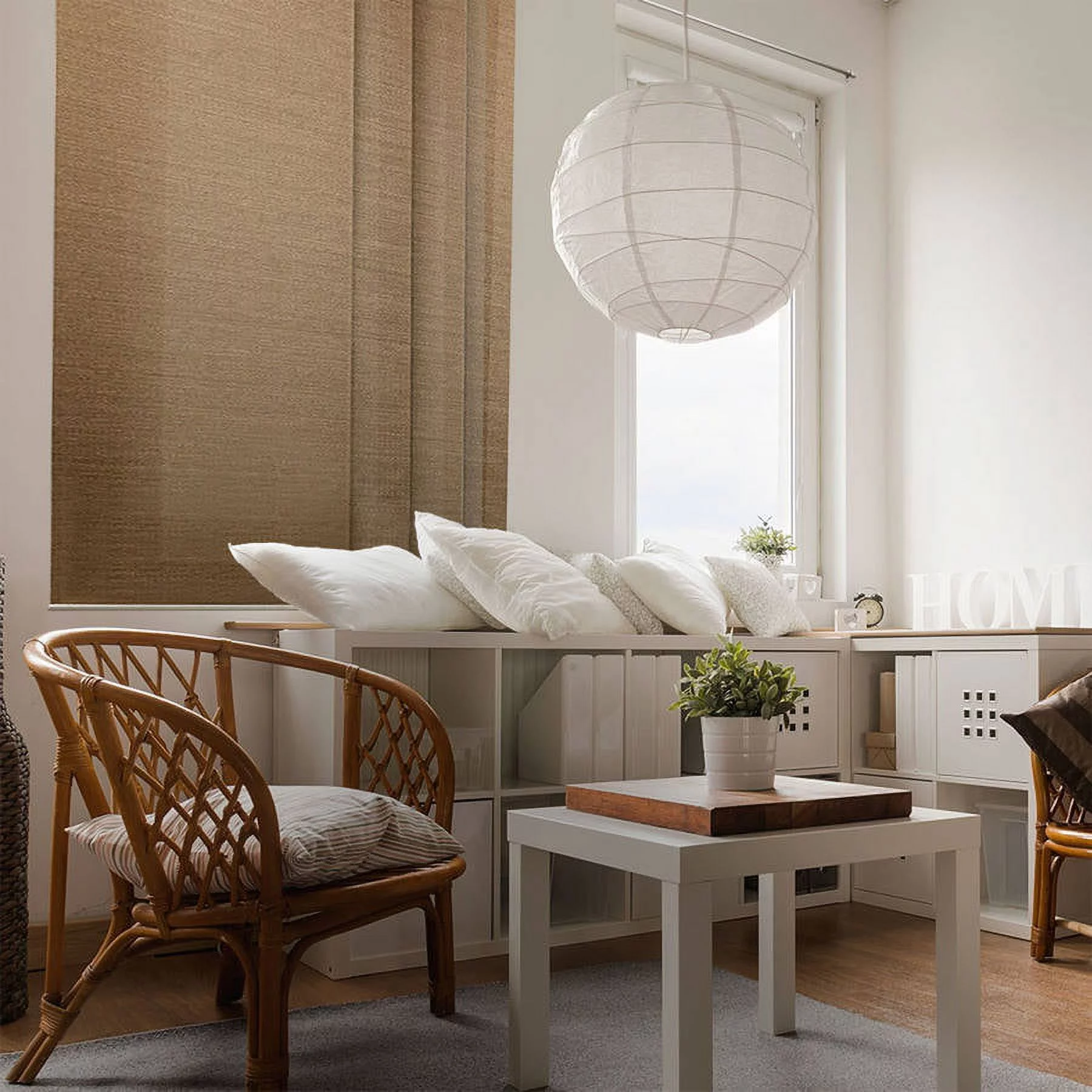 Chicology Privacy & Natural Woven Adjustable Sliding Panels