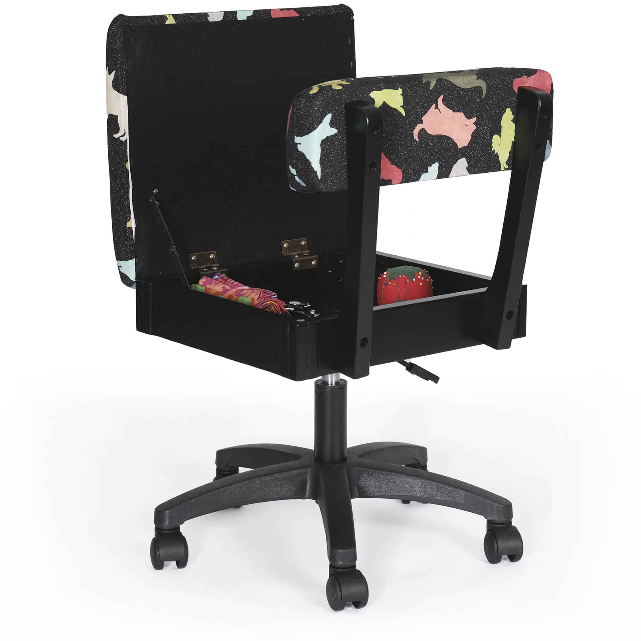 Arrow Hydraulic Sewing Chair - Good Dog
