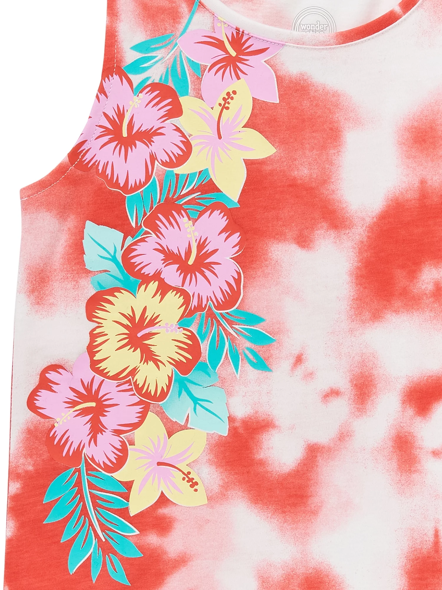 Wonder Nation Girls’ Tank Top and Shorts, 2-Piece