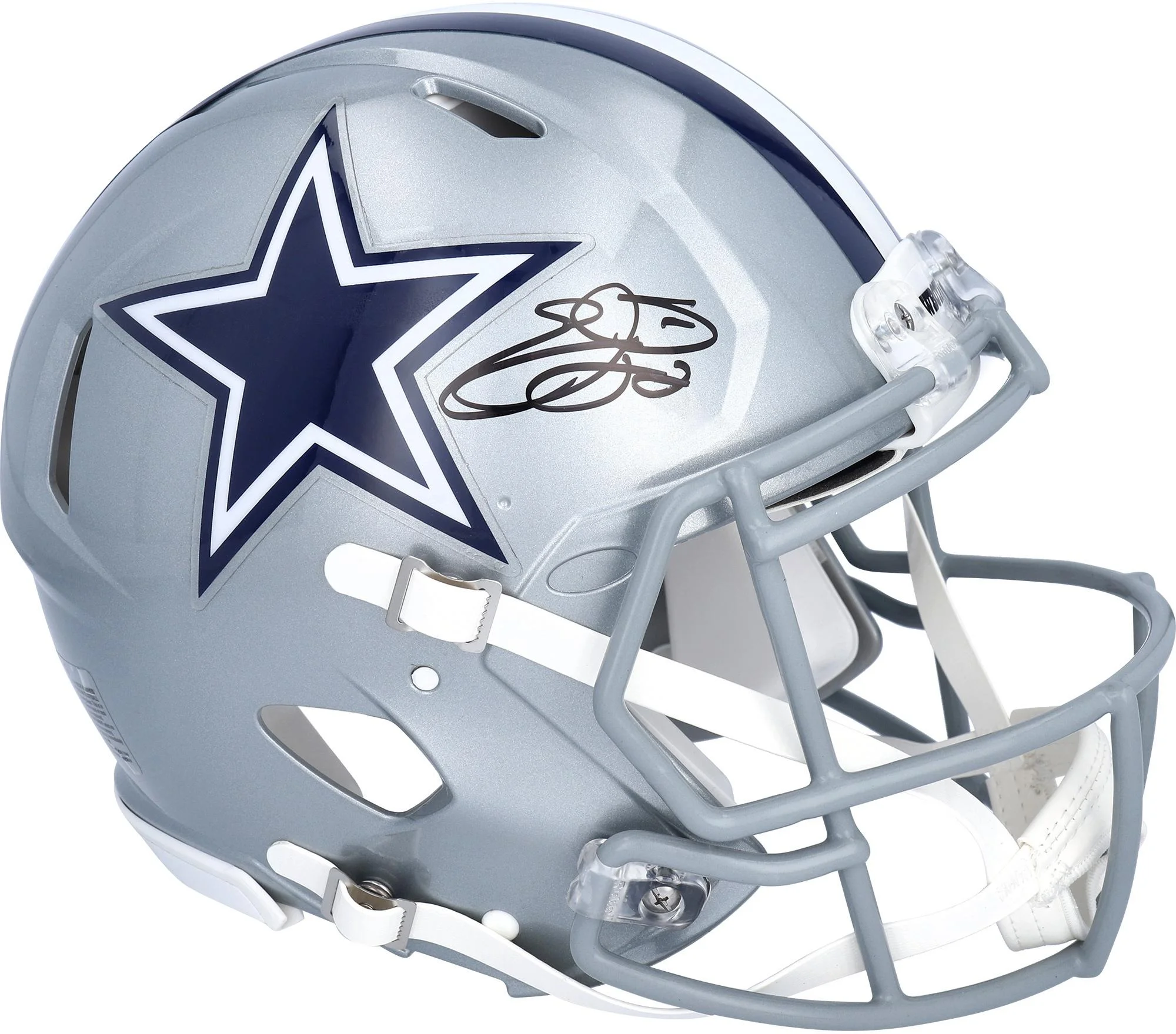 Emmitt Smith Dallas Cowboys Autographed Riddell Speed Authentic Helmet - Fanatics Authentic Certified