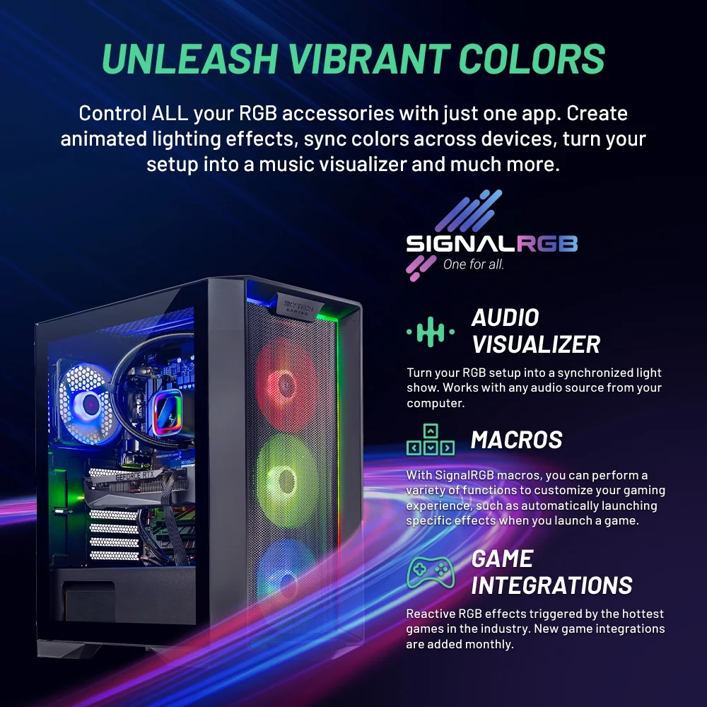 Skytech Nebula Gaming PC, AMD Ryzen 7 5700X, NVIDIA Rtx 3060, 1TB SSD, 16GB Ram, Windows 11