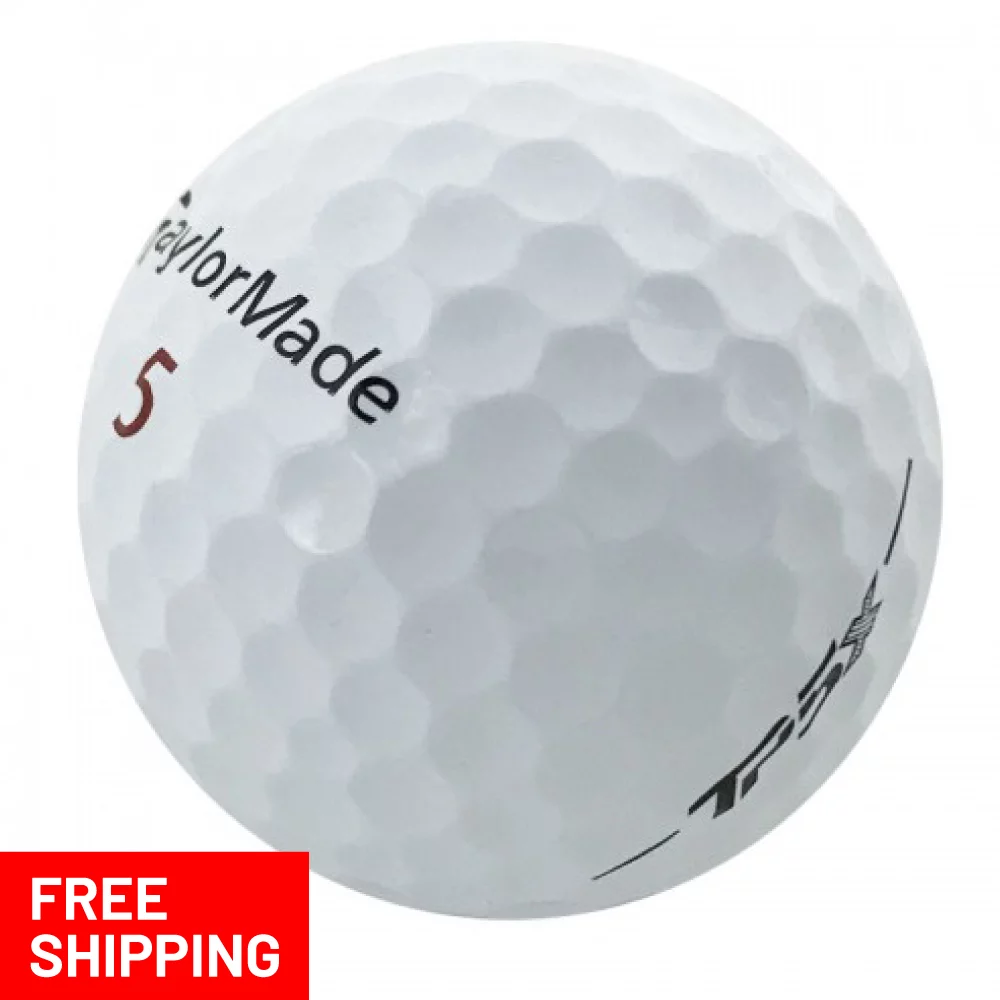 Pre-Owned 24 Taylormade TP5x 5A Recycled Golf Balls, White, by Mulligan Golf Balls