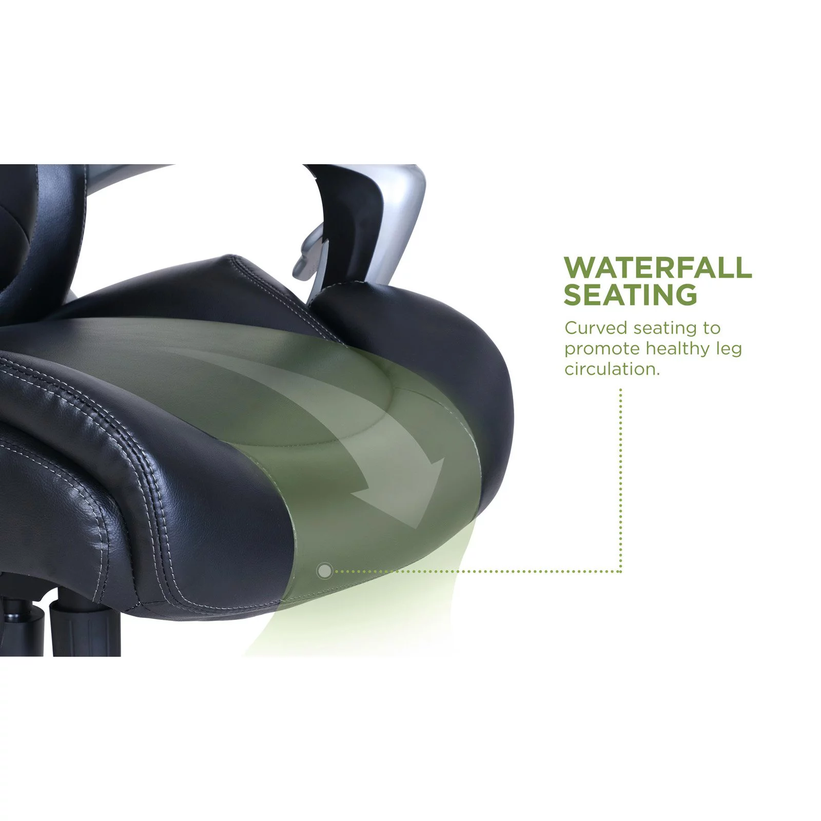 Serta My Fit Executive Office Chair with Active Lumbar Support