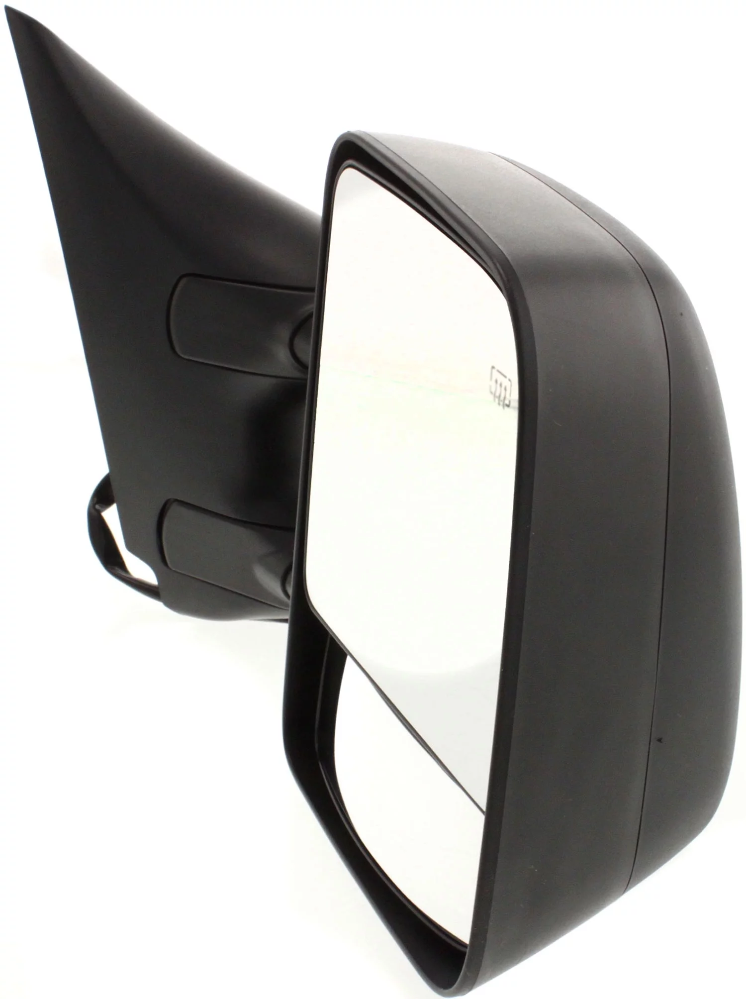 MIRROR Compatible For 2004-2015 Nissan Titan Right Passenger Towing Heated Power Glass Textured Black