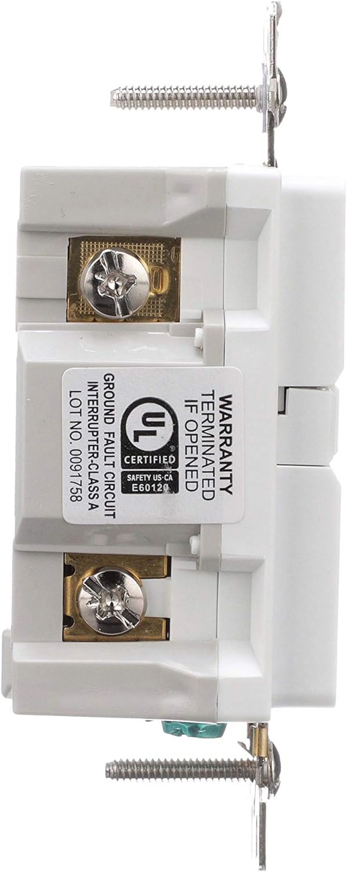 TWRSGF15W Arrow Tamper And Weather Resistant Duplex Gfci Receptacle, 125 Vac, 15 A, 2 Pole, 3 Wire, White