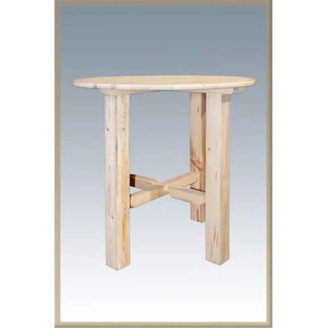 Montana Woodworks  Homestead Collection Table - Ready To Finish - 45in. Diameter and 40in. High