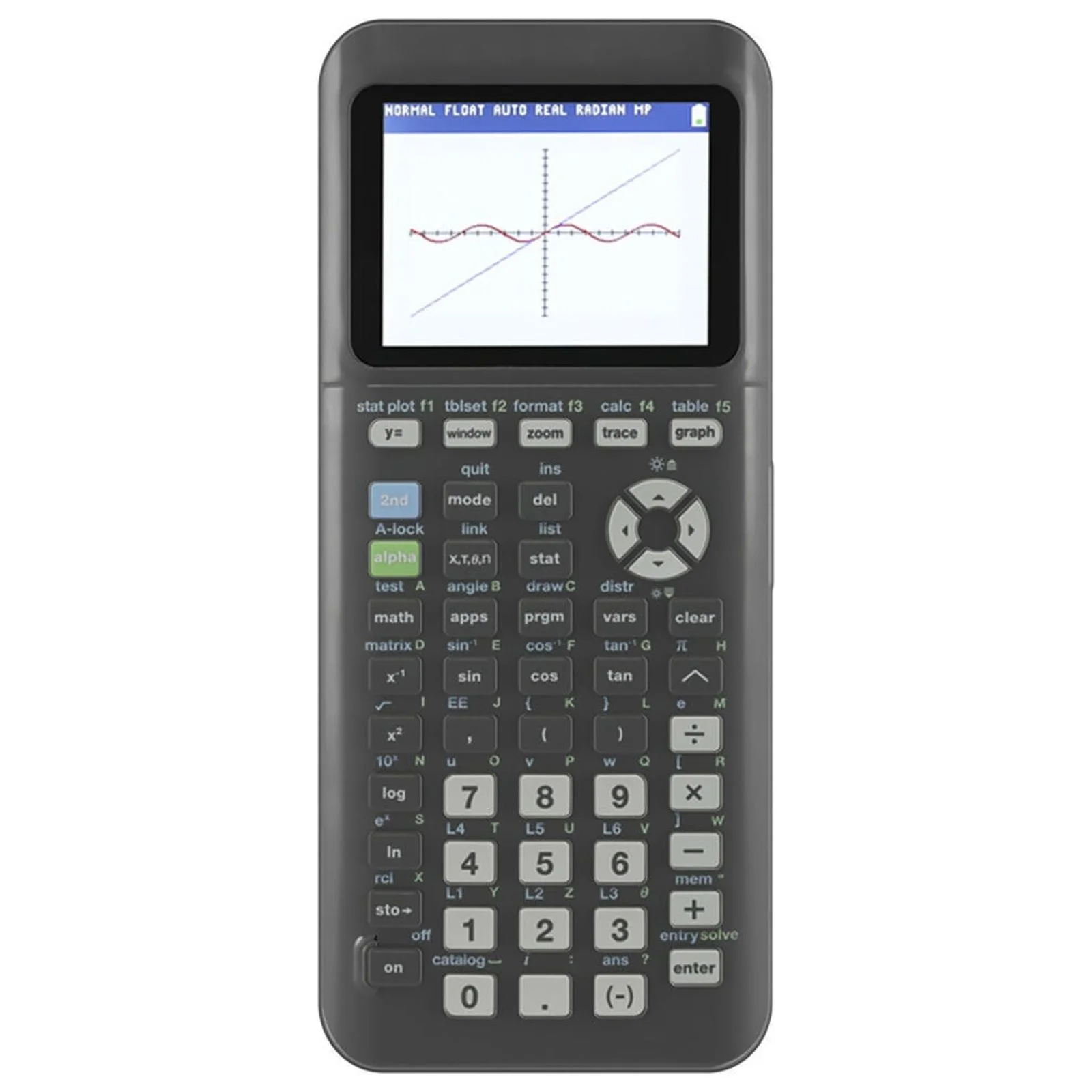 Calculator Slip Protective Case Black Drop Resistant Silicone Case for Texas Instruments TI-84 Plus CE