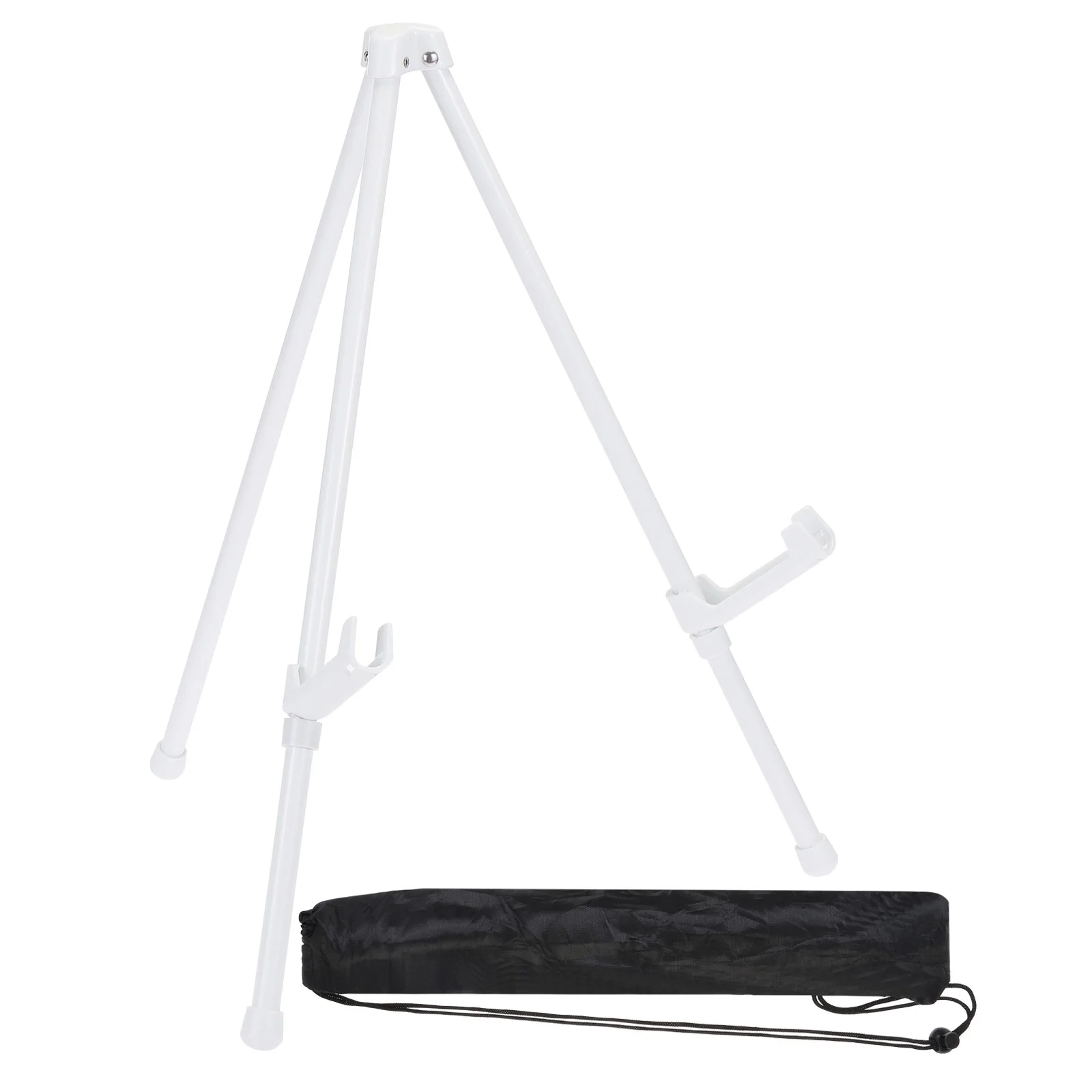 Tabletop Easel Stand for Display, 14in Table Top Easel Small Portable Tripod for Signs Poster Art Painting, White