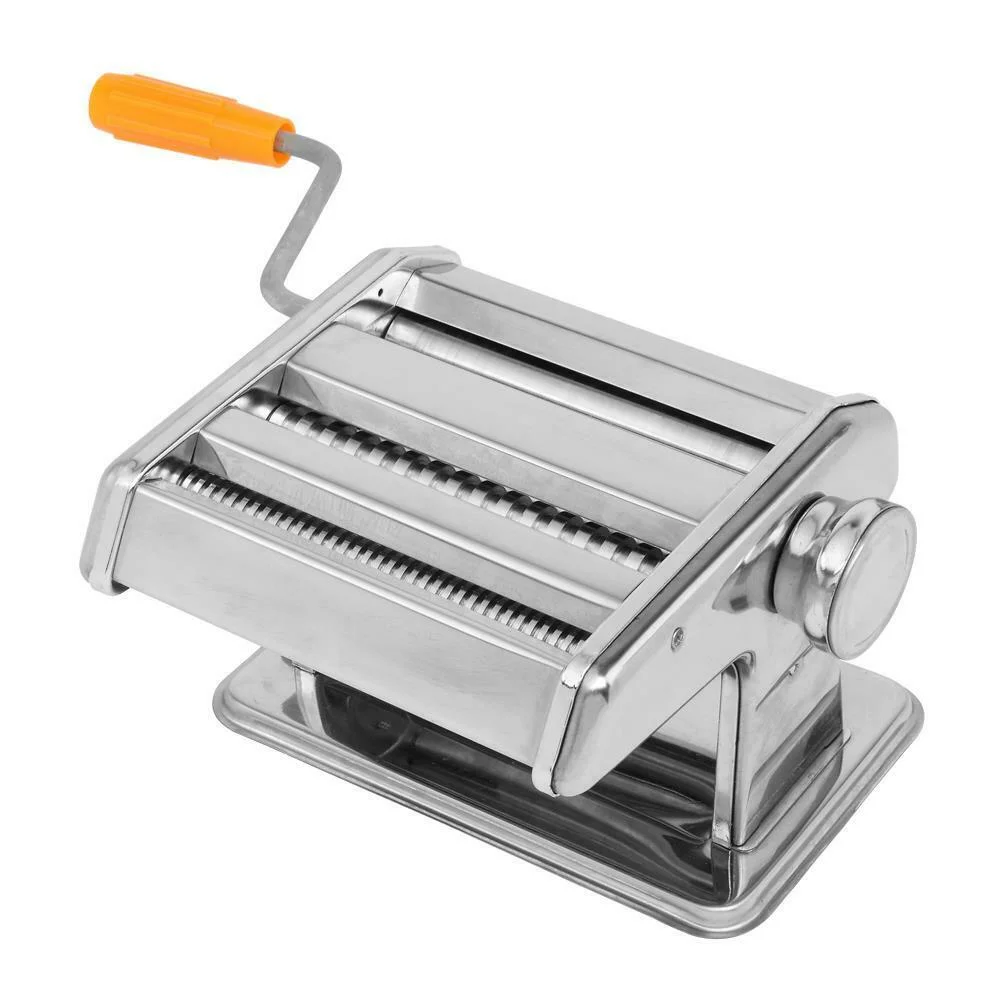Mother's Day Hand Cranking Roller Pasta Maker,Adjustable Thickness Settings Noodles Maker with Washable Stainless Steel Rollers and Cutter,Perfect for Spaghetti, Fettuccini, Lasagna, or Dumpling Skins