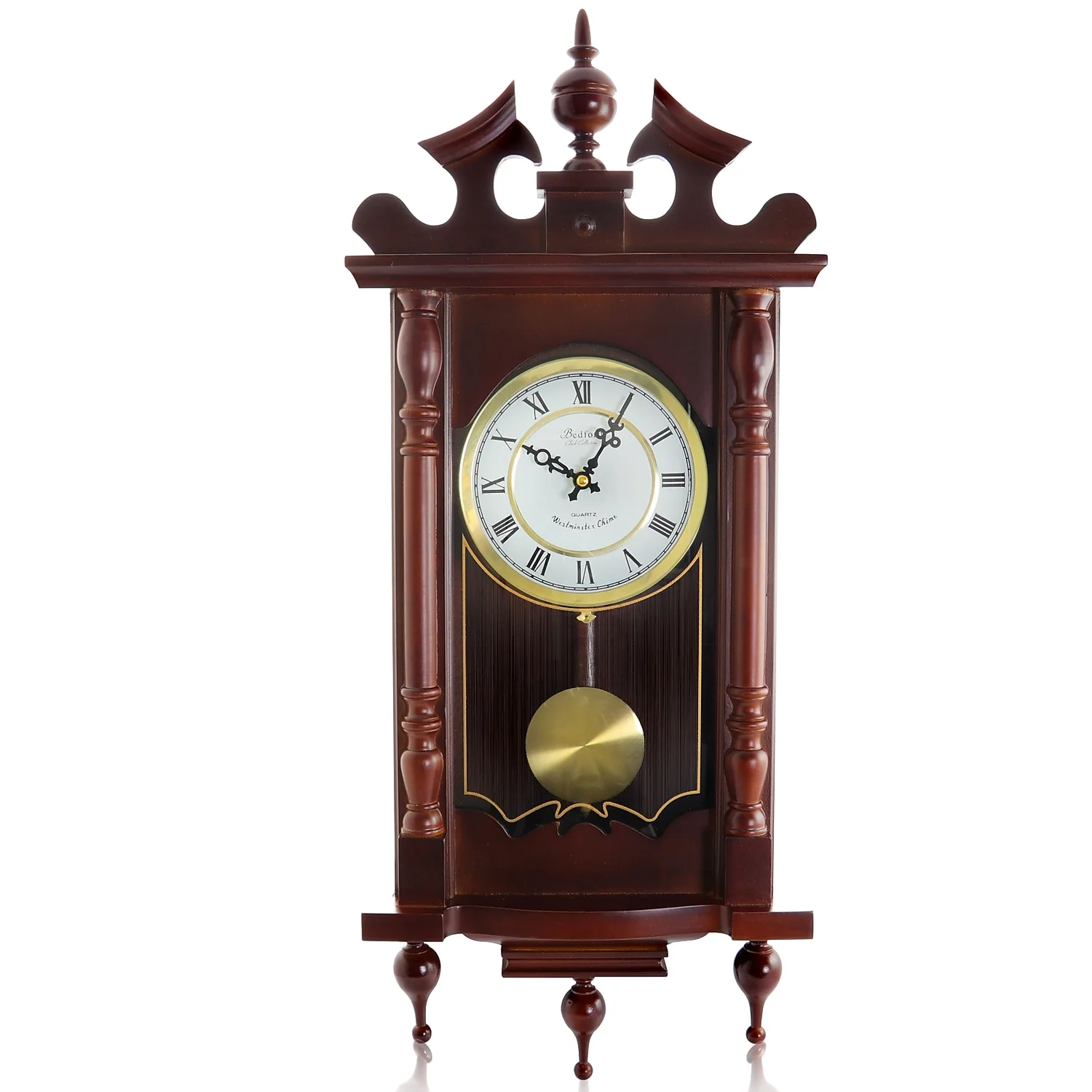 Bedford Clock Collection Wall Clock Wood (93697088M)