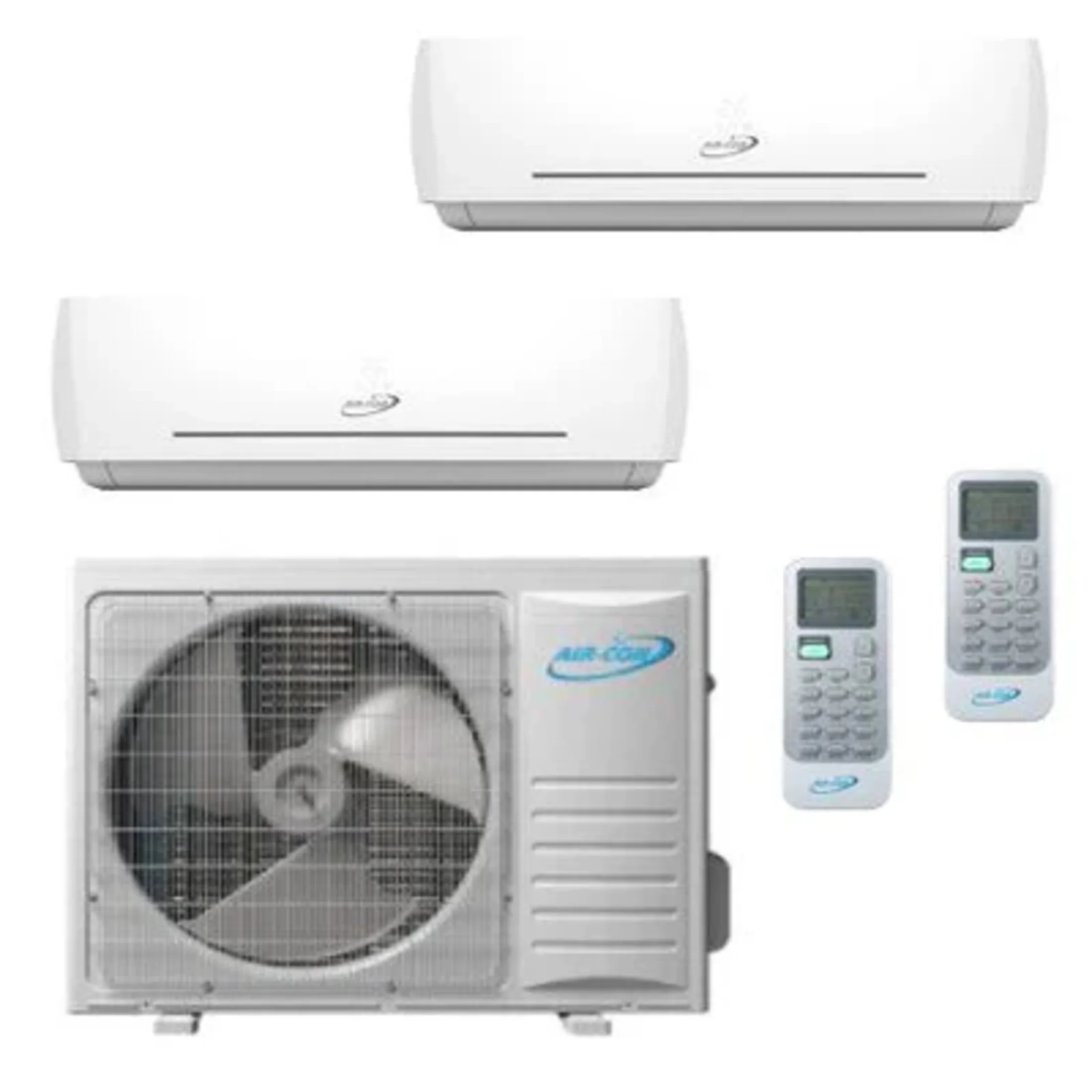 Air-Con Sky Pro Series 18,000 BTU 18.5 SEER Single Zone Concealed Duct Mini-Split Heat Pump System