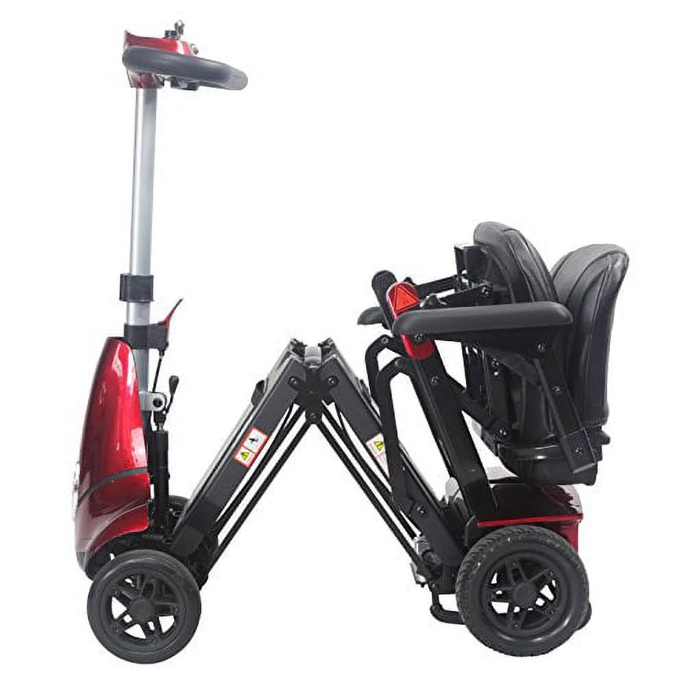 Mobie Plus Folding Travel Scooter Red