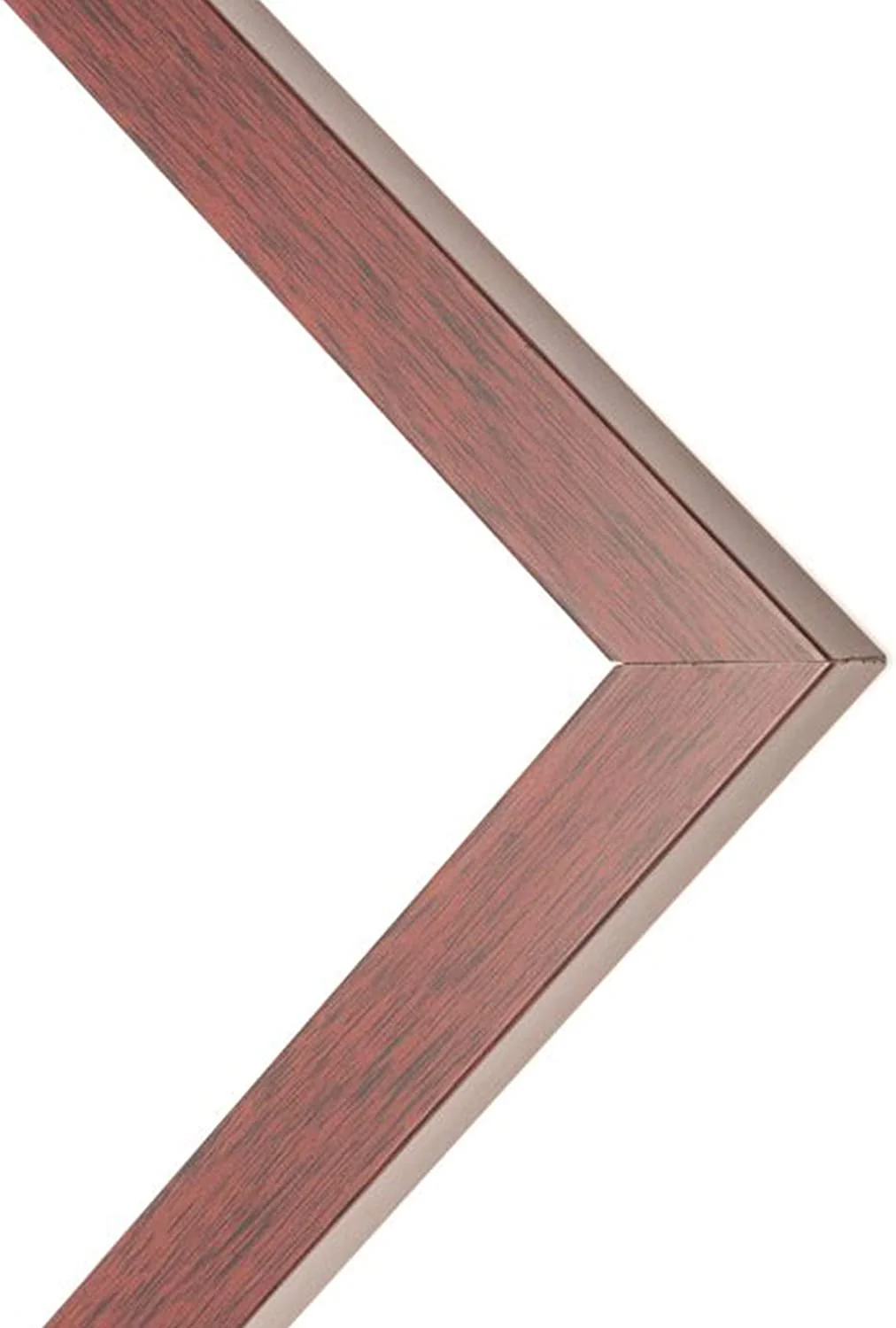 6X18 Frame Brown Mahogany Picture Frame Includes UV Plexiglass, Acid  Foam Backing Board And Hanging Hardware