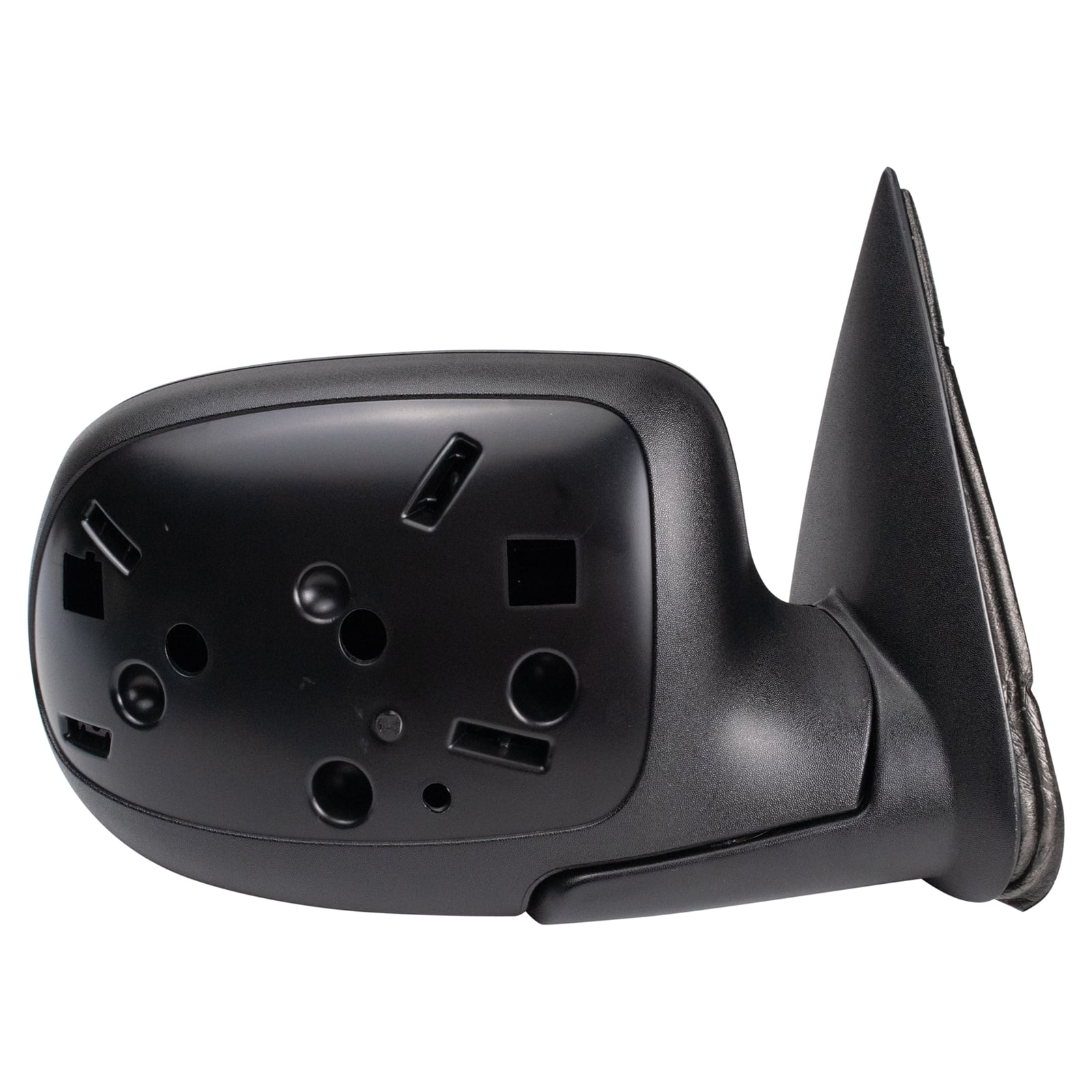 TRQ Side View Mirror Power Heated Gloss Black Passenger Right RH for Chevy GMC MRA05445 Fits select: 2003-2007 CHEVROLET SILVERADO, 2003-2006 CHEVROLET TAHOE