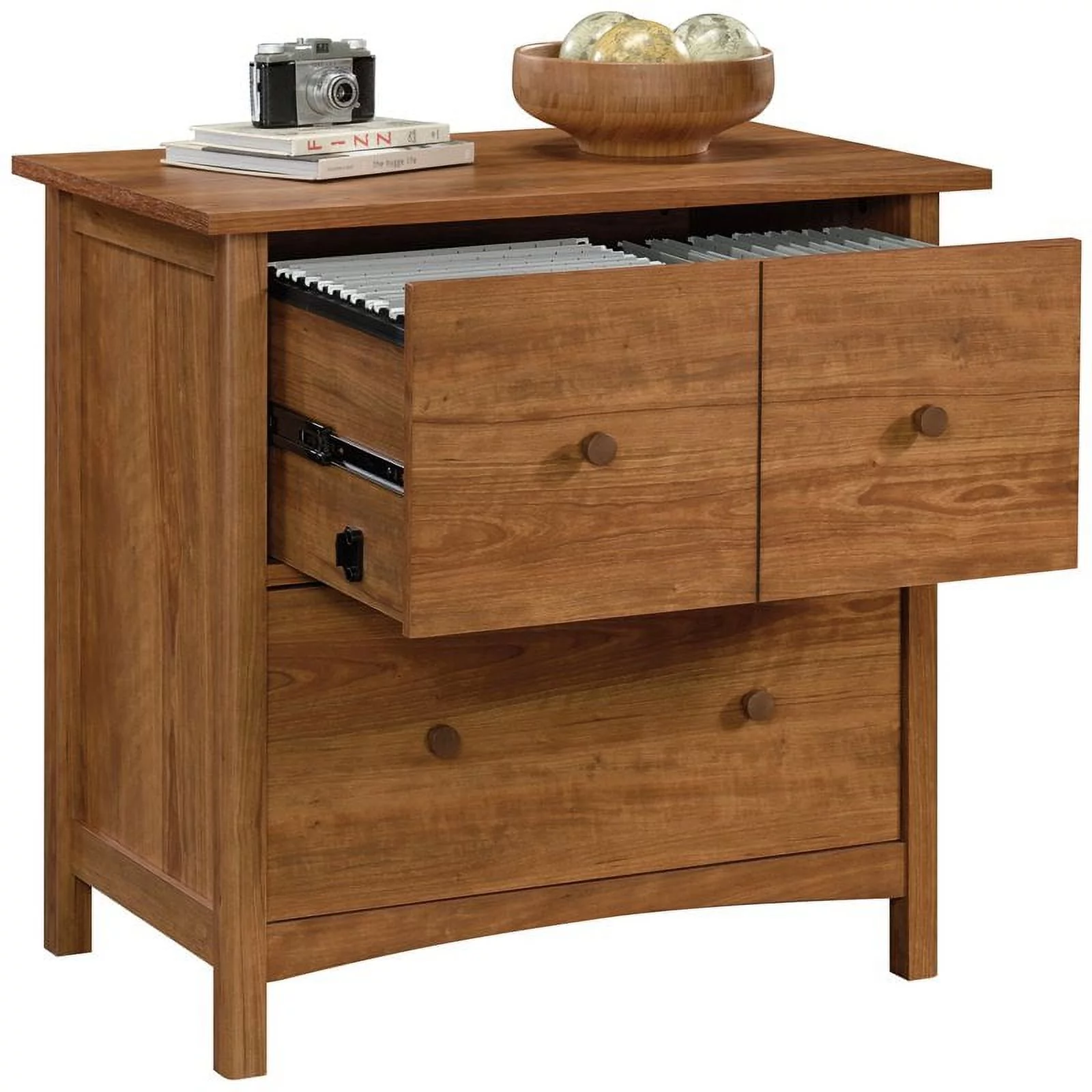 Sauder Union Plain Lateral File, Prairie Cherry Finish