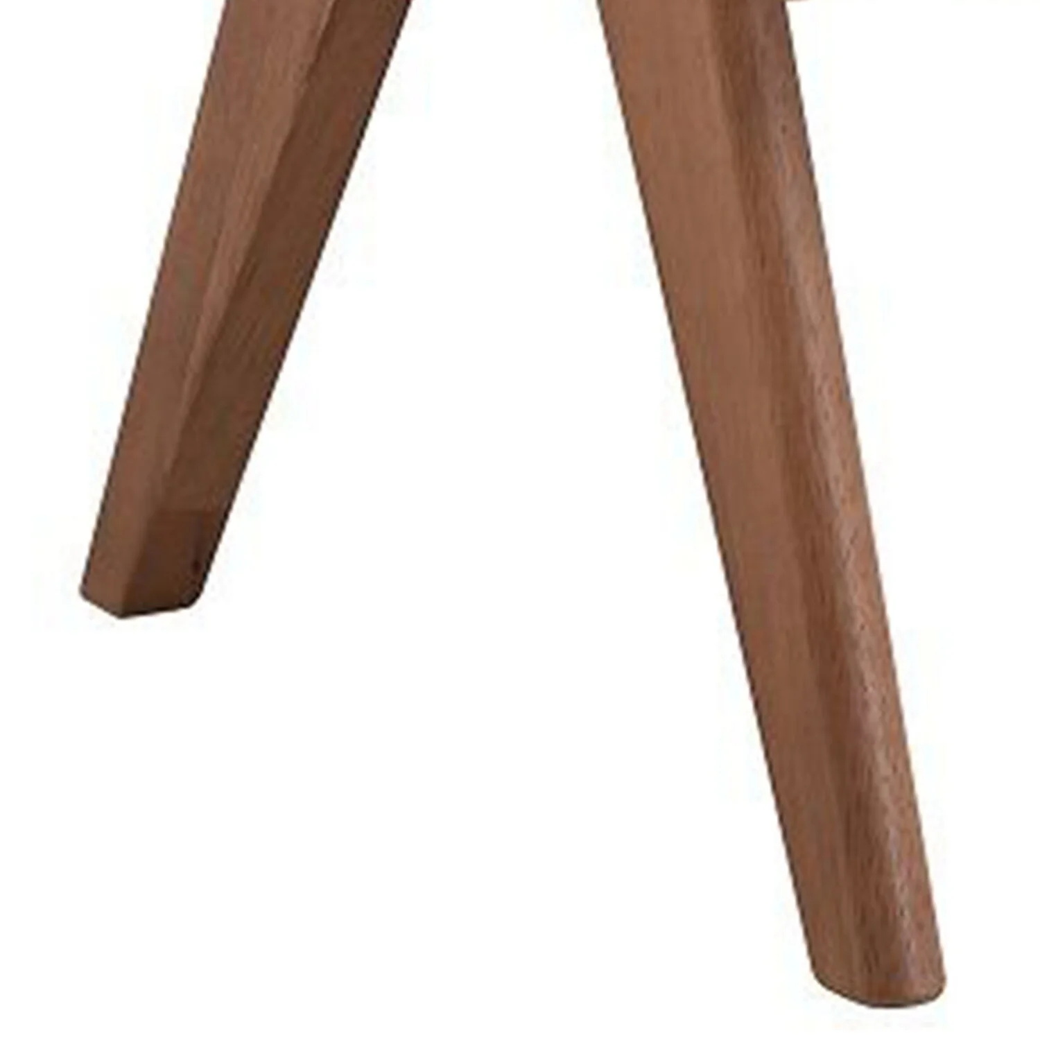 Benjara Tina 26 Inch Accent Armchair, Woven Rattan, Natural Brown Wood Finish