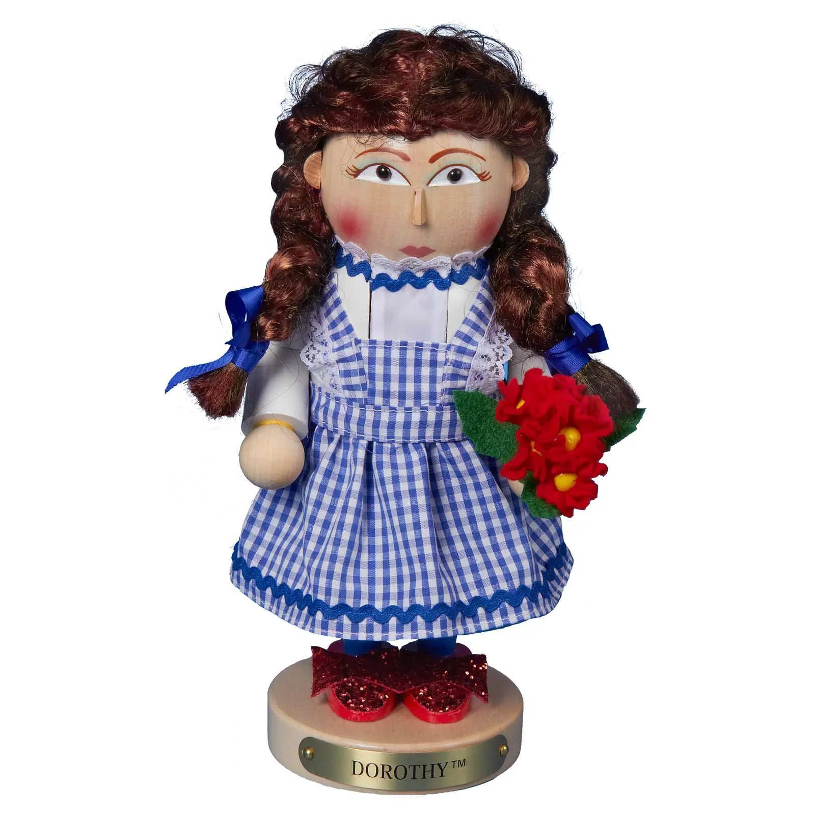 Kurt Adler 10 in. Steinbach Chubby Wizard of Oz Dorothy Nutcracker