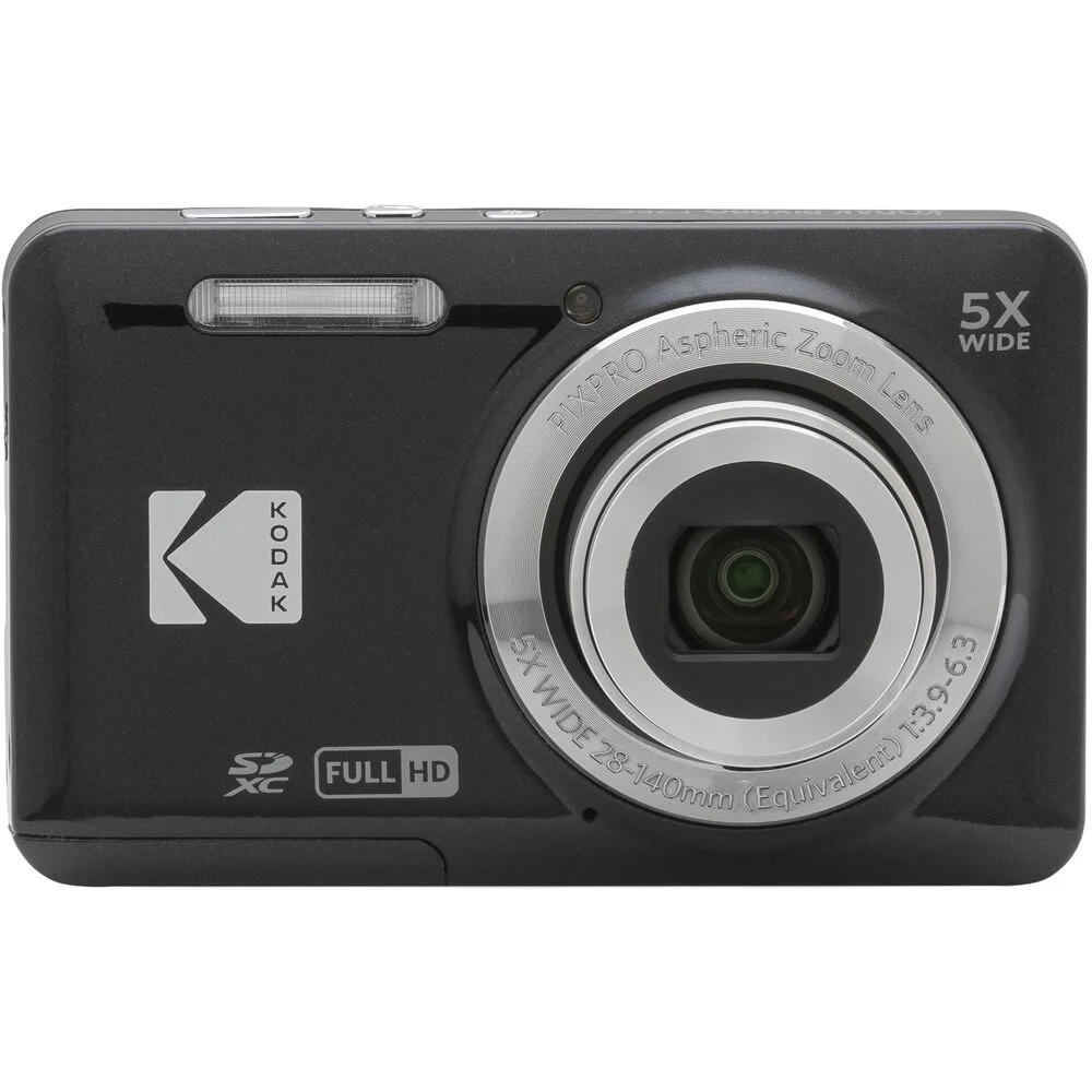 Kodak PIXPRO FZ55 Digital Camera (Black)+ Spider Tripod + Case - 64GB Kit
