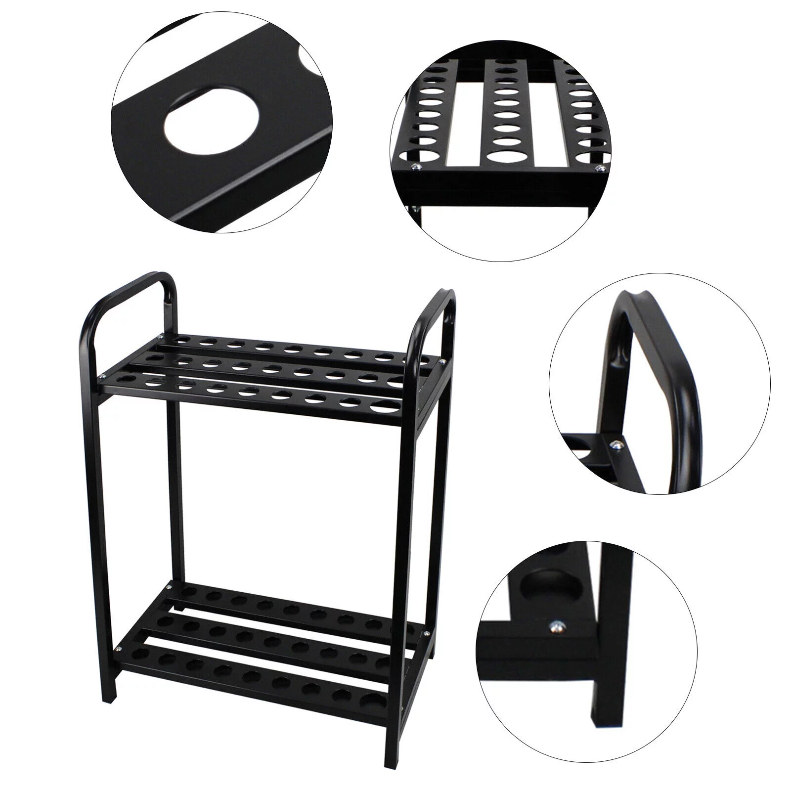 27-Clubs Golf Organizer - Steel Storage Rack for Golf Club Equipment and Accessories