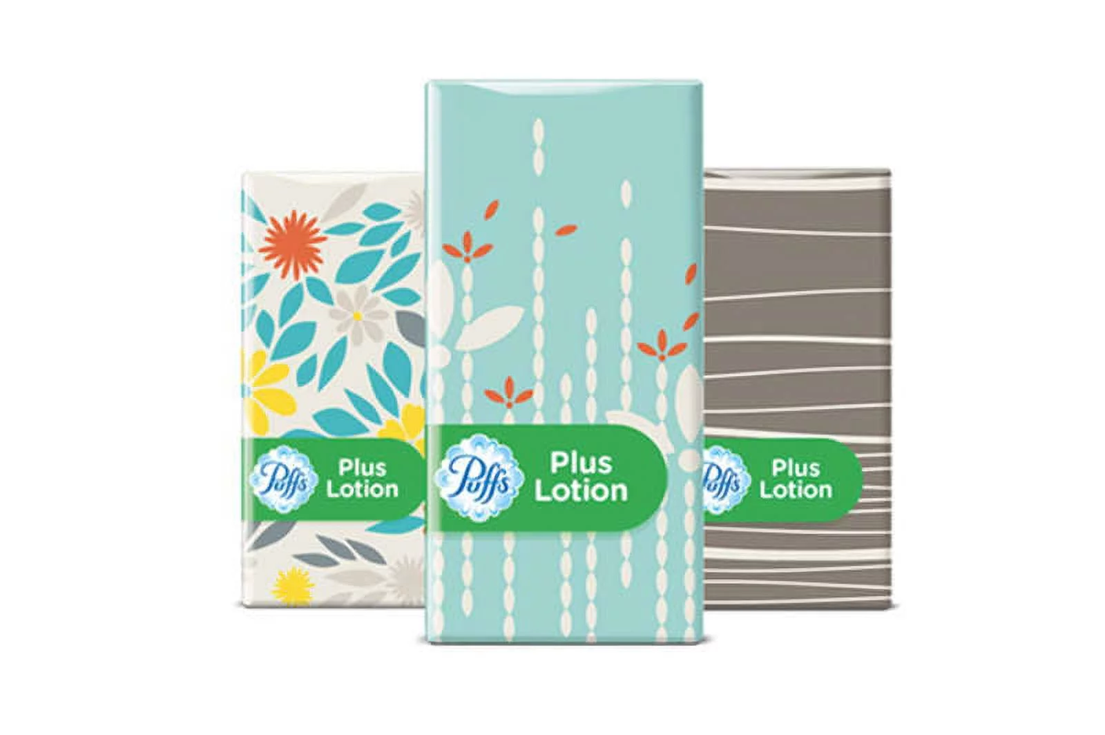 Puffs Plus Lotion Tissues Purse Packs-4 Packs - Total 16 individual packages by Puffs