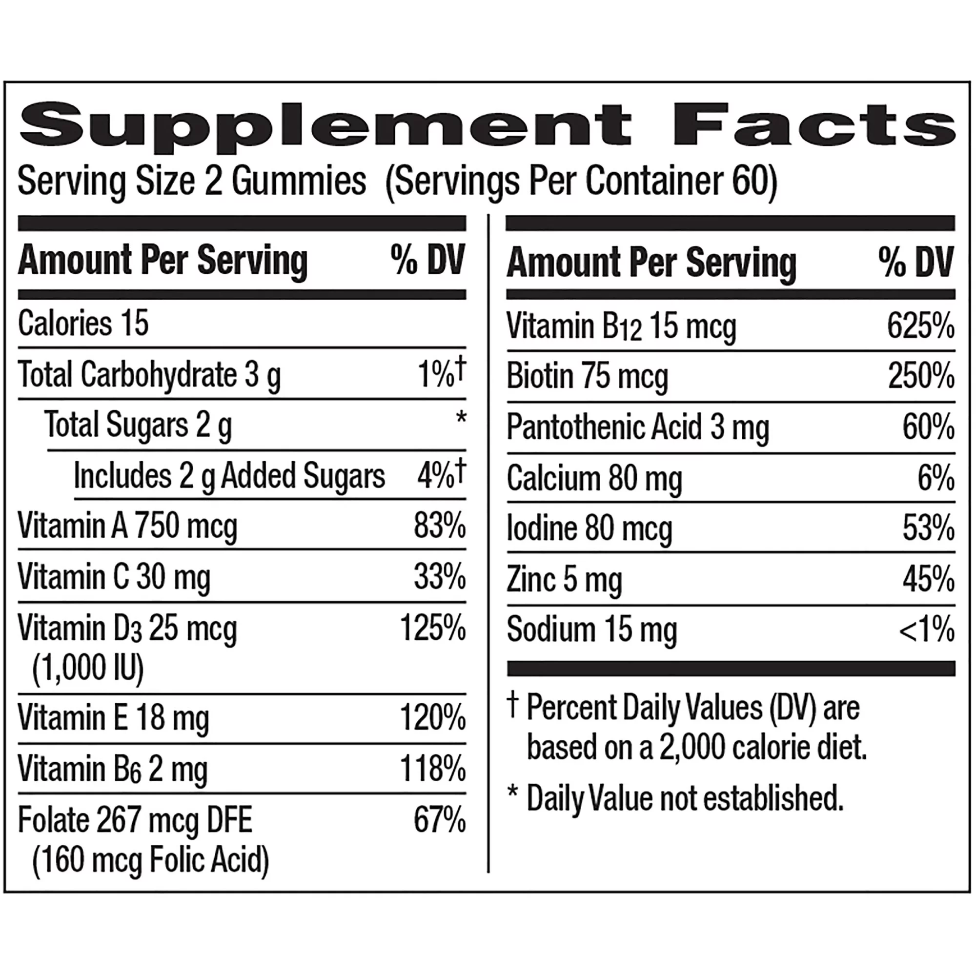 Centrum Multigummies Adults 50 Plus Multivitamin Supplement Gummies, Fruit, 150 Ct