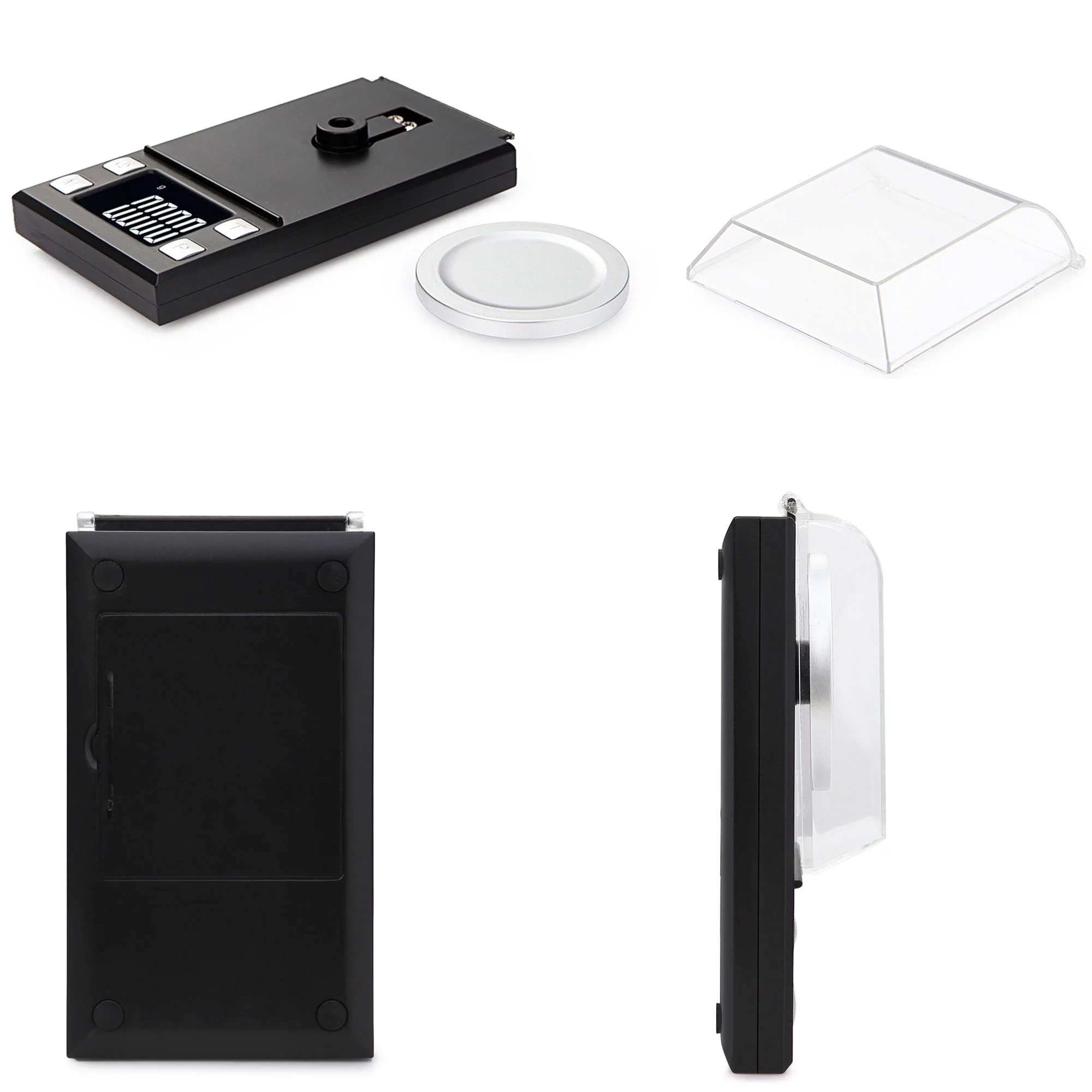 Aunavey 100 x 0.001g Digital Milligram Pocket Scale Jewelry Scale with 50g Calibration Weights