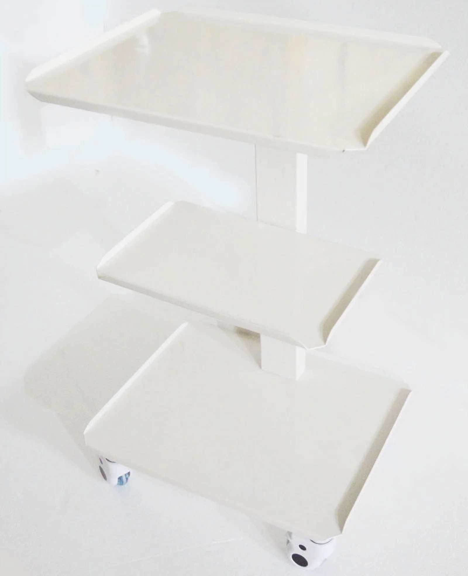 PreAsion Mobile Trolley Dental Equipment Surgical Equipment Trolley Beauty Salon Tools Ultrasound Cart 3 Layers