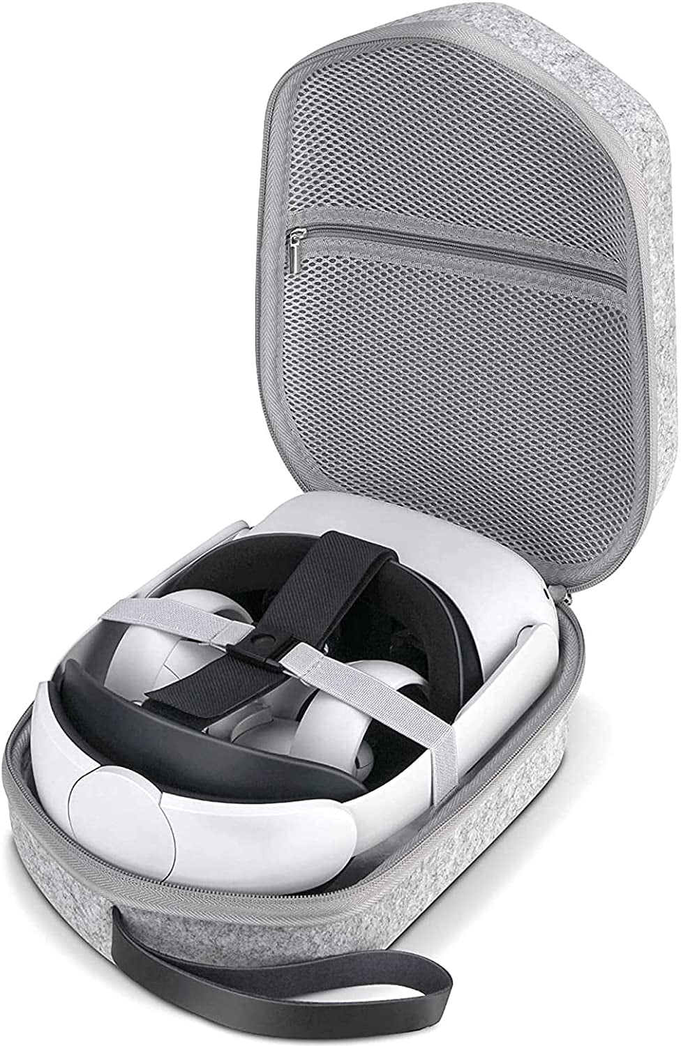 2022 Oculus Quest 2 All-In-One VR Headset, Touch Controllers, 256GB SSD, Glasses Compatible,3D Audio,Marxsol Bundle:Carrying Case, Earphone,10Ft Link Cable, Grip Cover,Knuckle & Hand Strap, Lens Cover