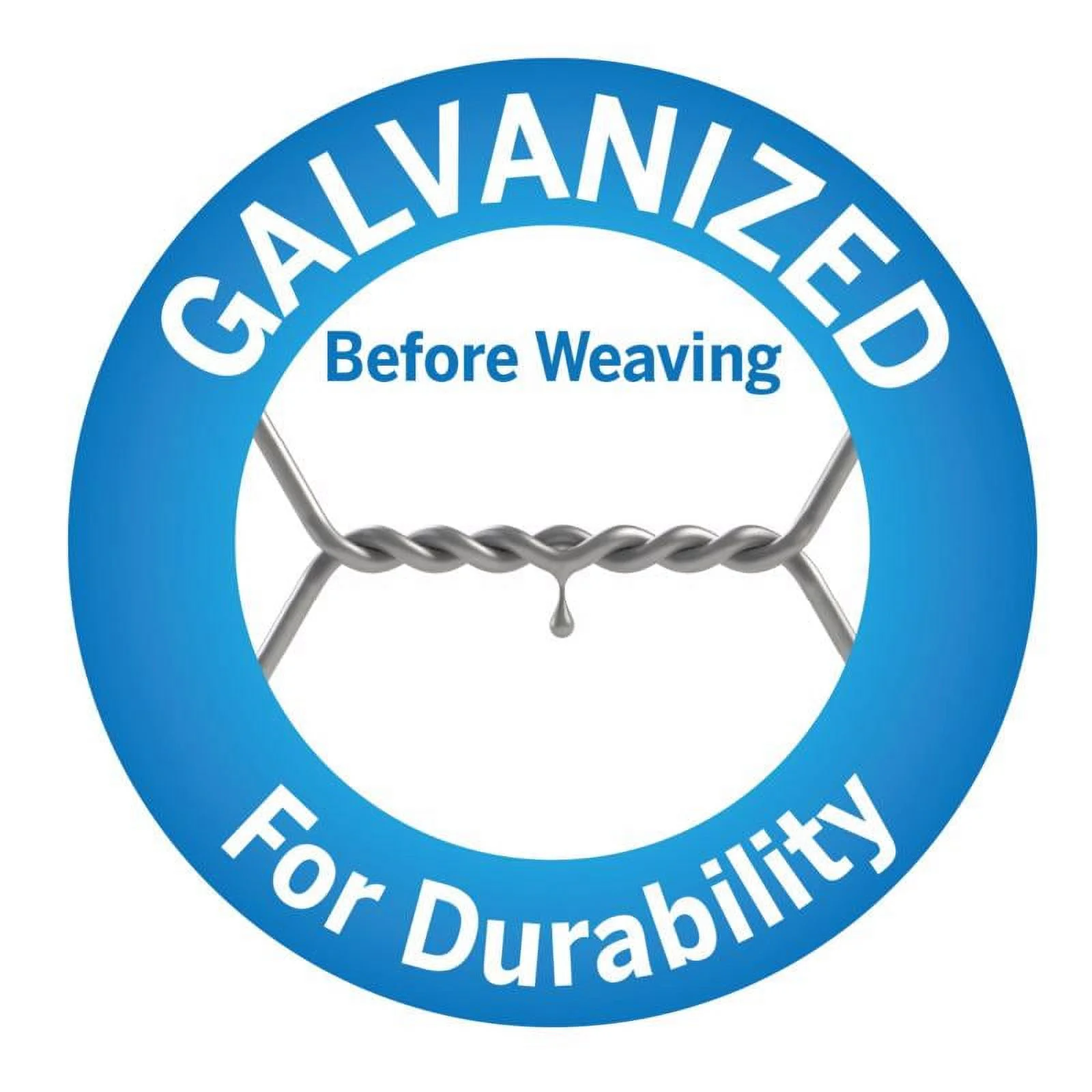 Garden Zone 48 in. H x 50 ft. L 20 Ga. Silver Poultry Netting