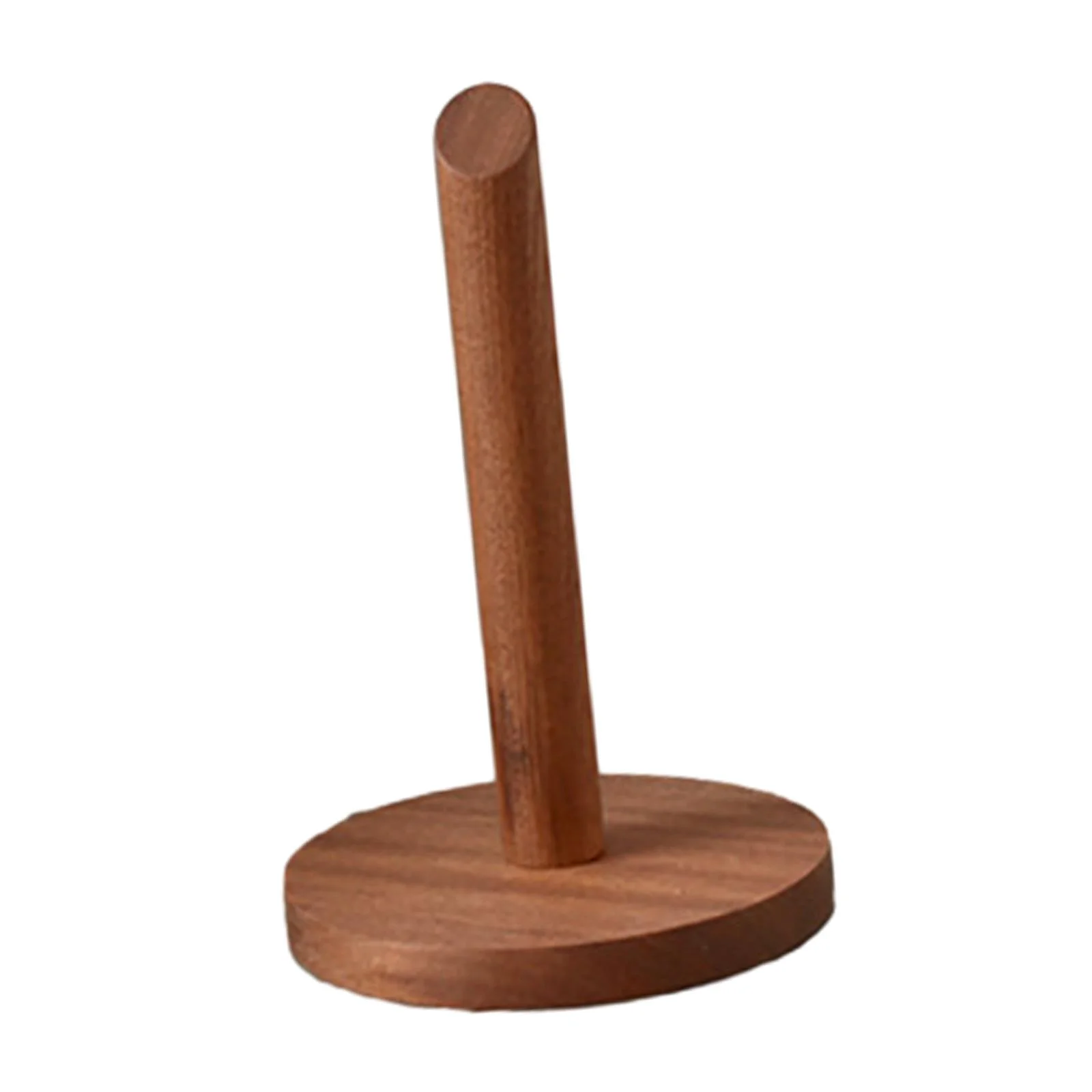 Tachiuwa Yarn Holder Thread Yarn Spindle Portable Organizer Wooden Yarn Skein Holder Wool & Thread Holder for Knitting Craft & Sewing Short and Round