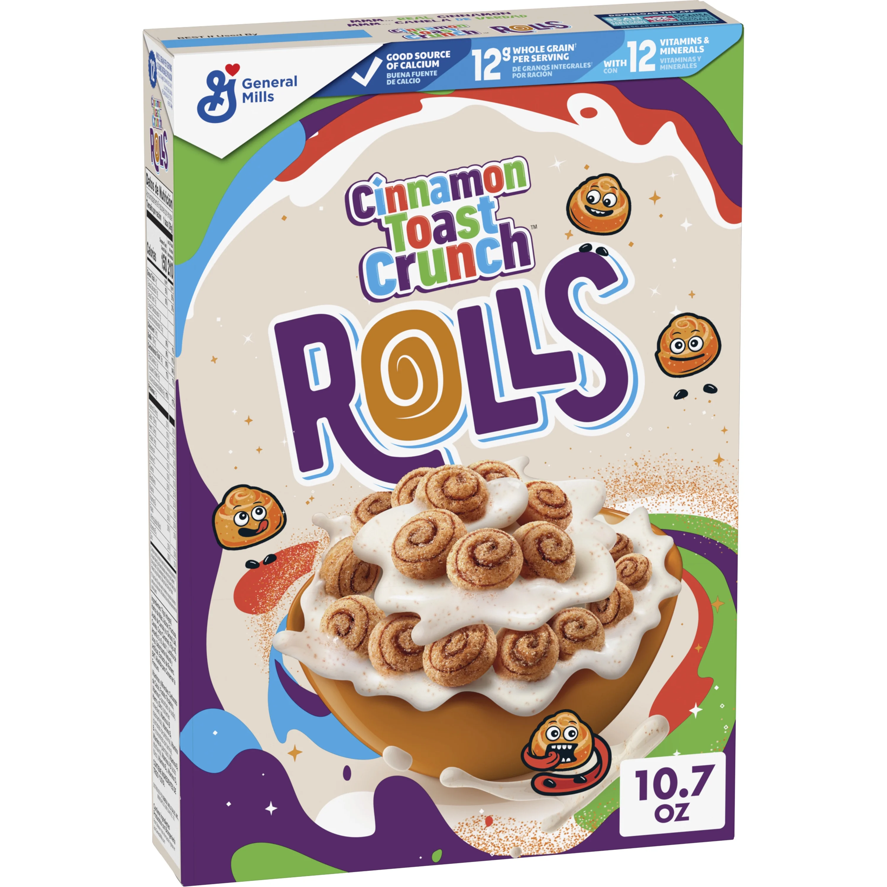 Cinnamon Toast Crunch Rolls, Breakfast Cereal,Â 10.7 OZ Box