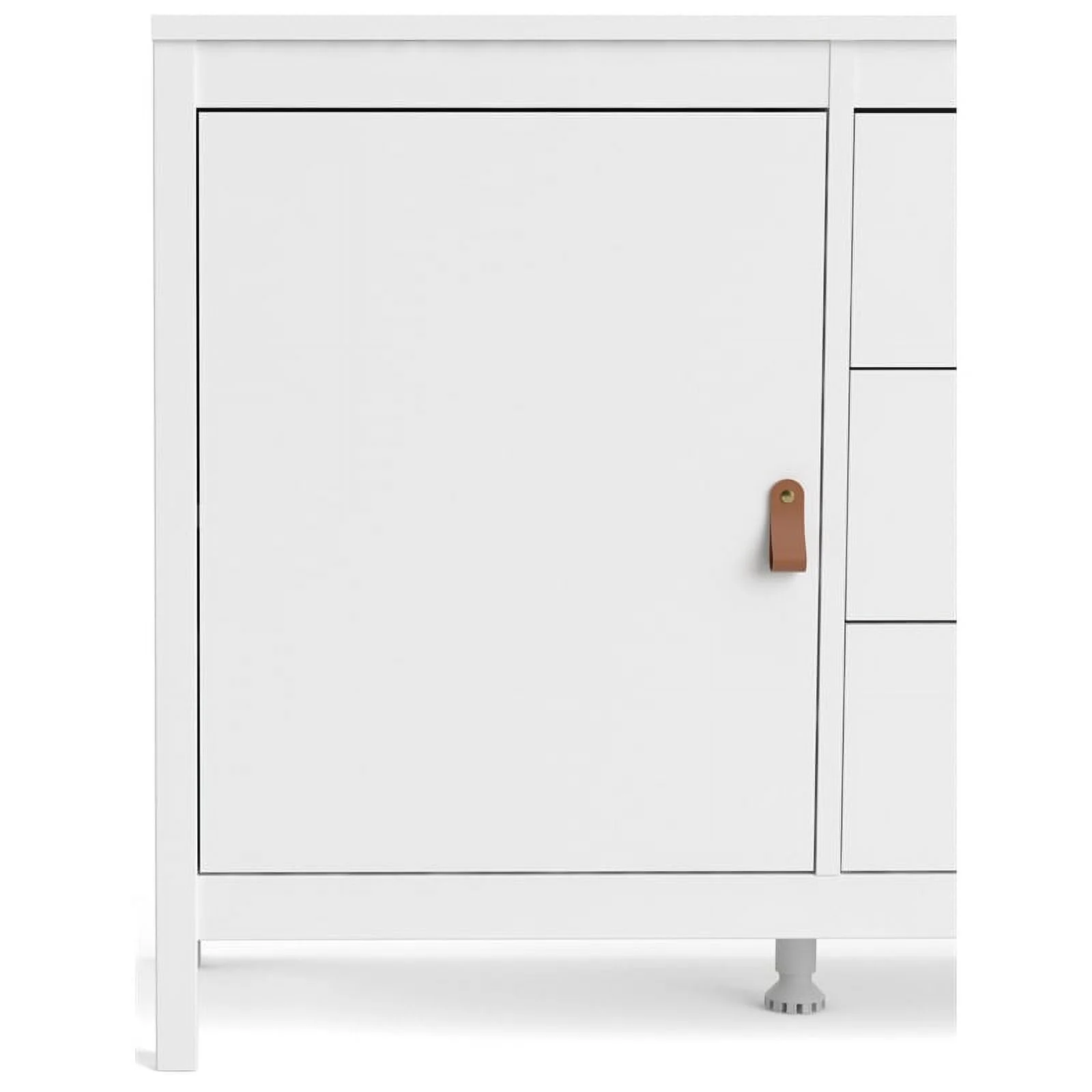 Home Square 2 Piece Furniture Set with Sideboard and Coffee Table in White