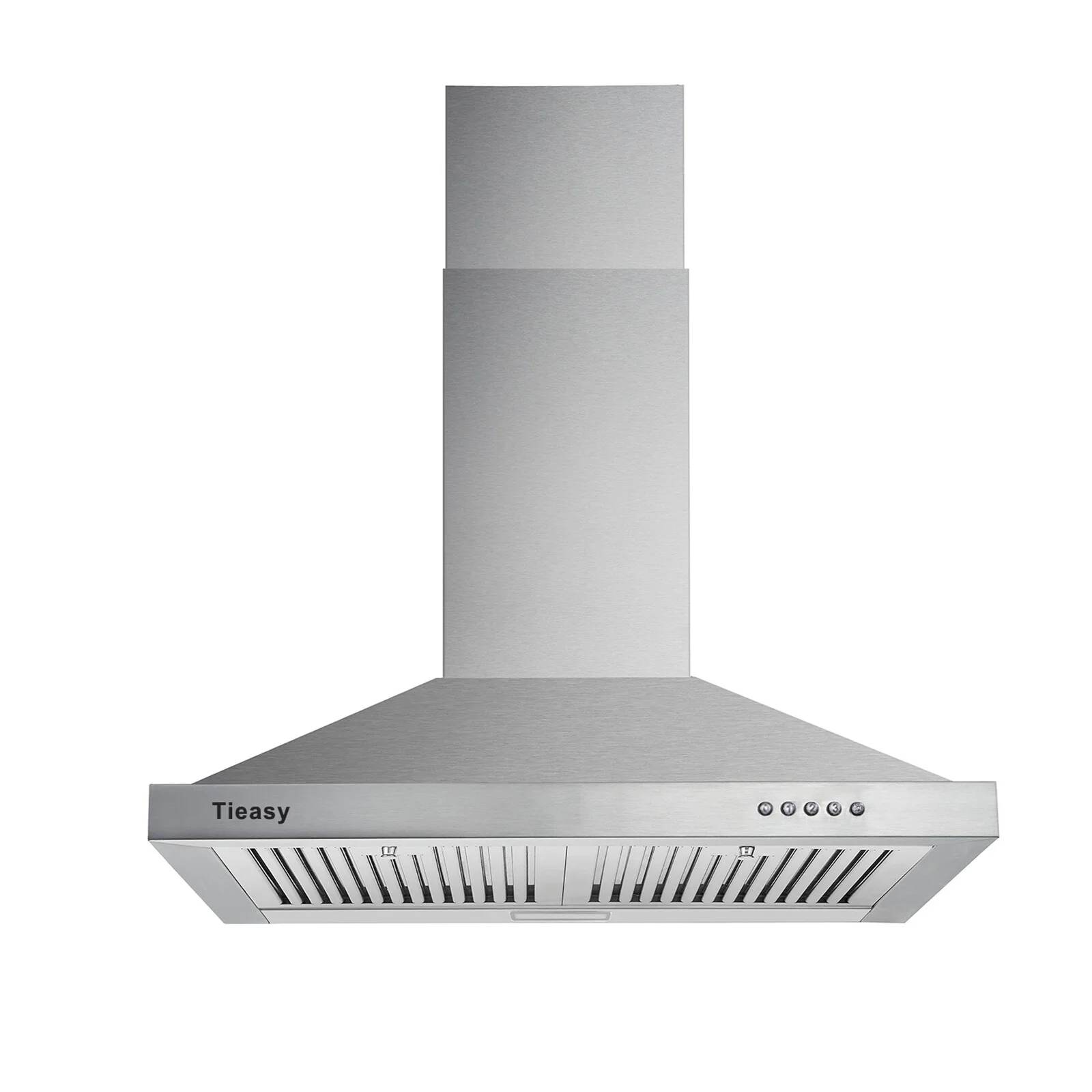 SNDOAS 30 inch 350CFM Wall Mount Range Hood Stainless Steel with Baffle Filter LED Lights
